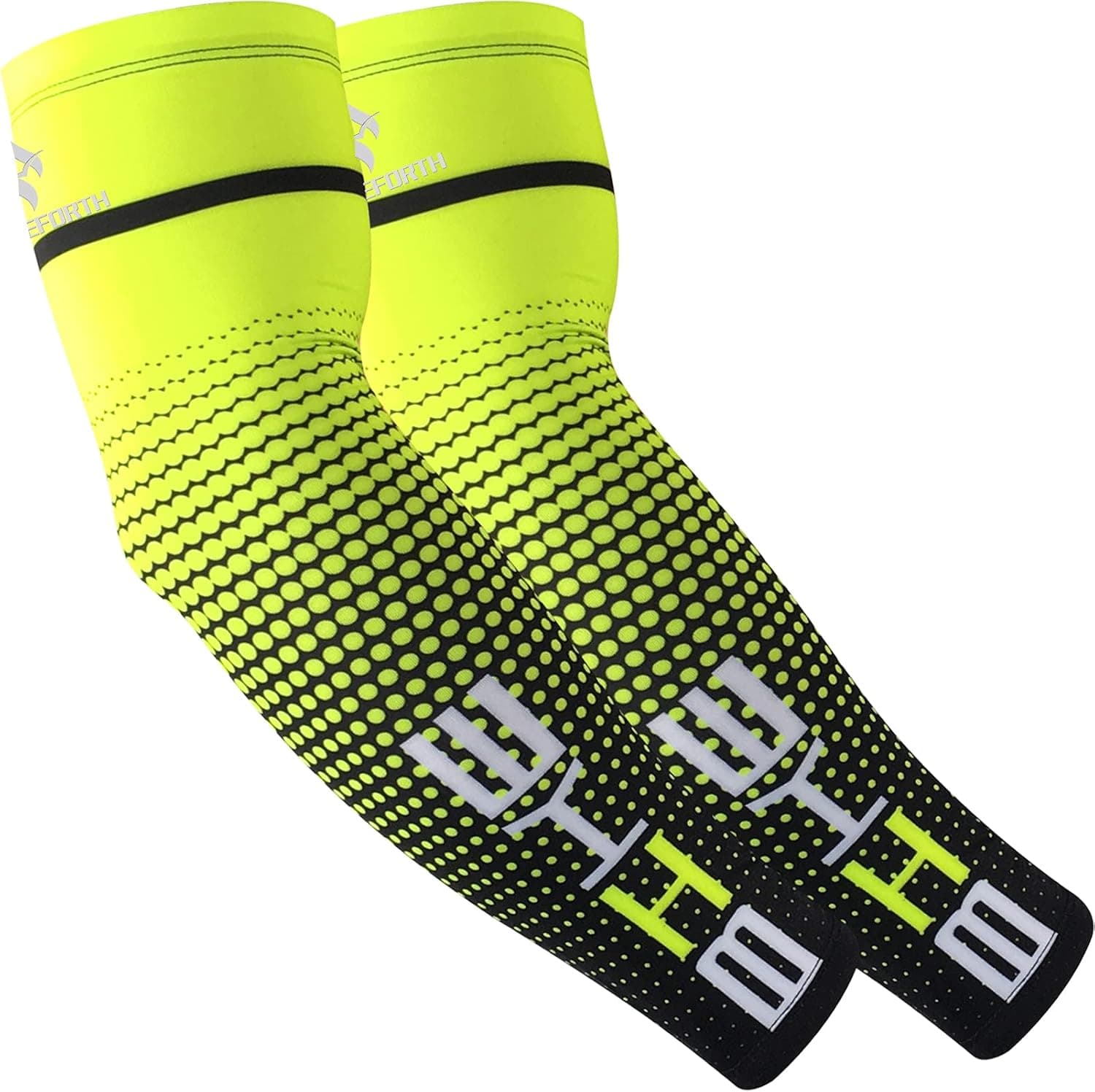 HOPEFORTH Arm Sleeves 2PCS UV Protection Compression Cooling Cover for Sports