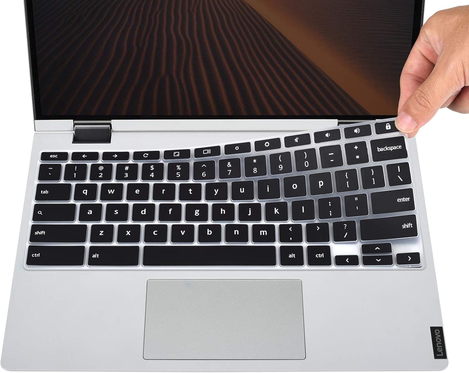 Keyboard Cover for Asus Chromebook Flip C302 C302CA, Asus Chromebook C523 C523NA, Asus Chromebook Flip C423 C423NA C433TA C434 C434TA Series, Asus Chromebook Keyboard Cover - Black