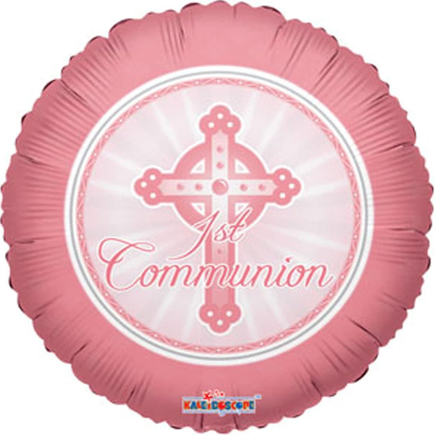 First Communion Balloons 18" Pink (5 ct)