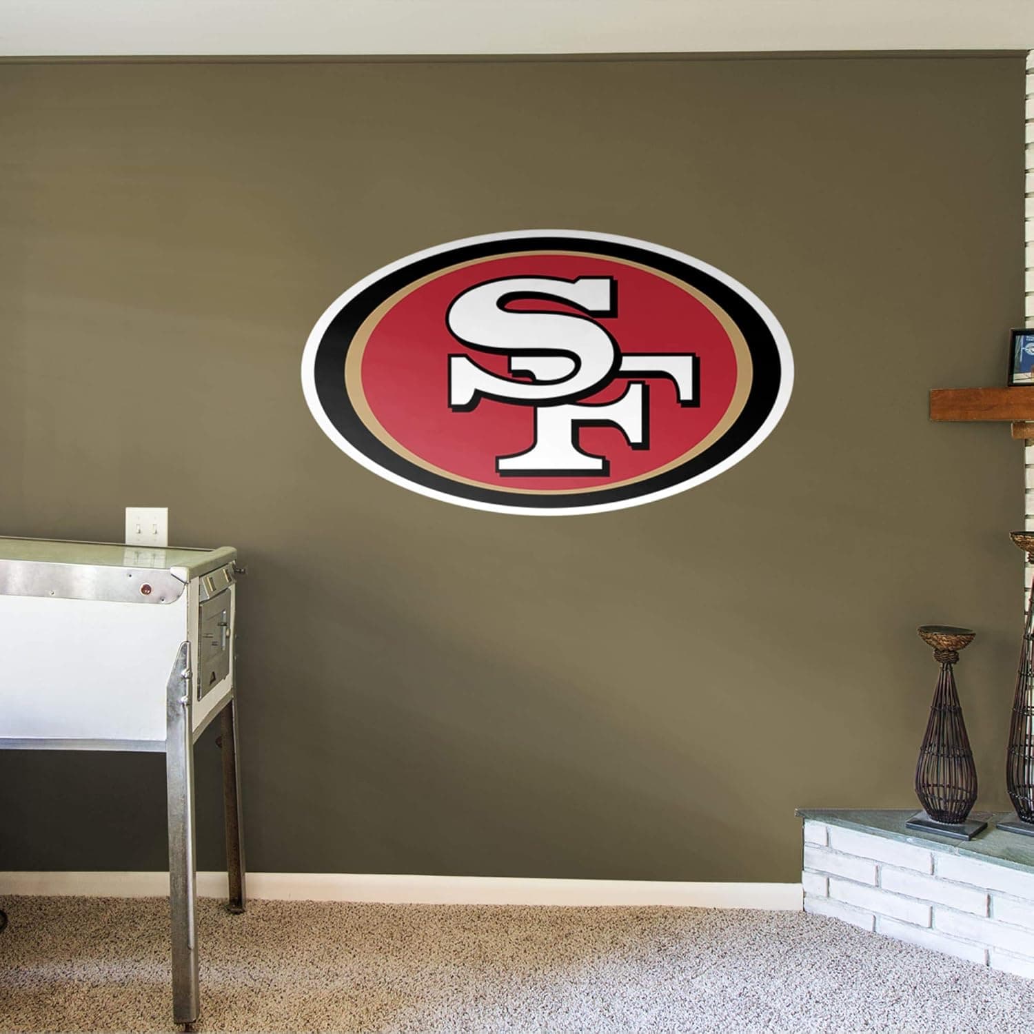 FATHEAD San Francisco 49ers: Logo - Officially Licensed NFL Removable Wall Decal