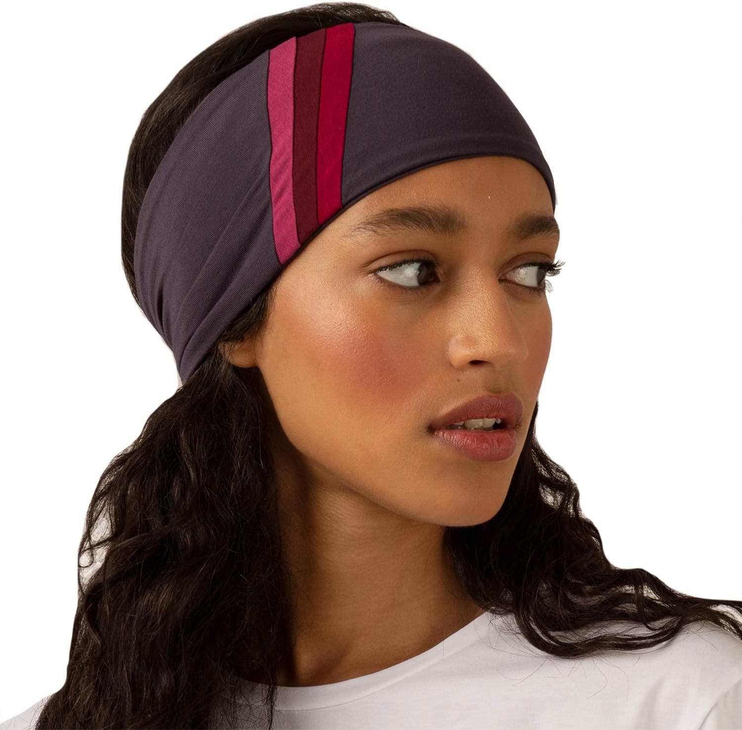 BLOM Spectra Stripe Headband. for Women and Men. Wear Running, for Yoga, Fashion, Athletics or Sport.