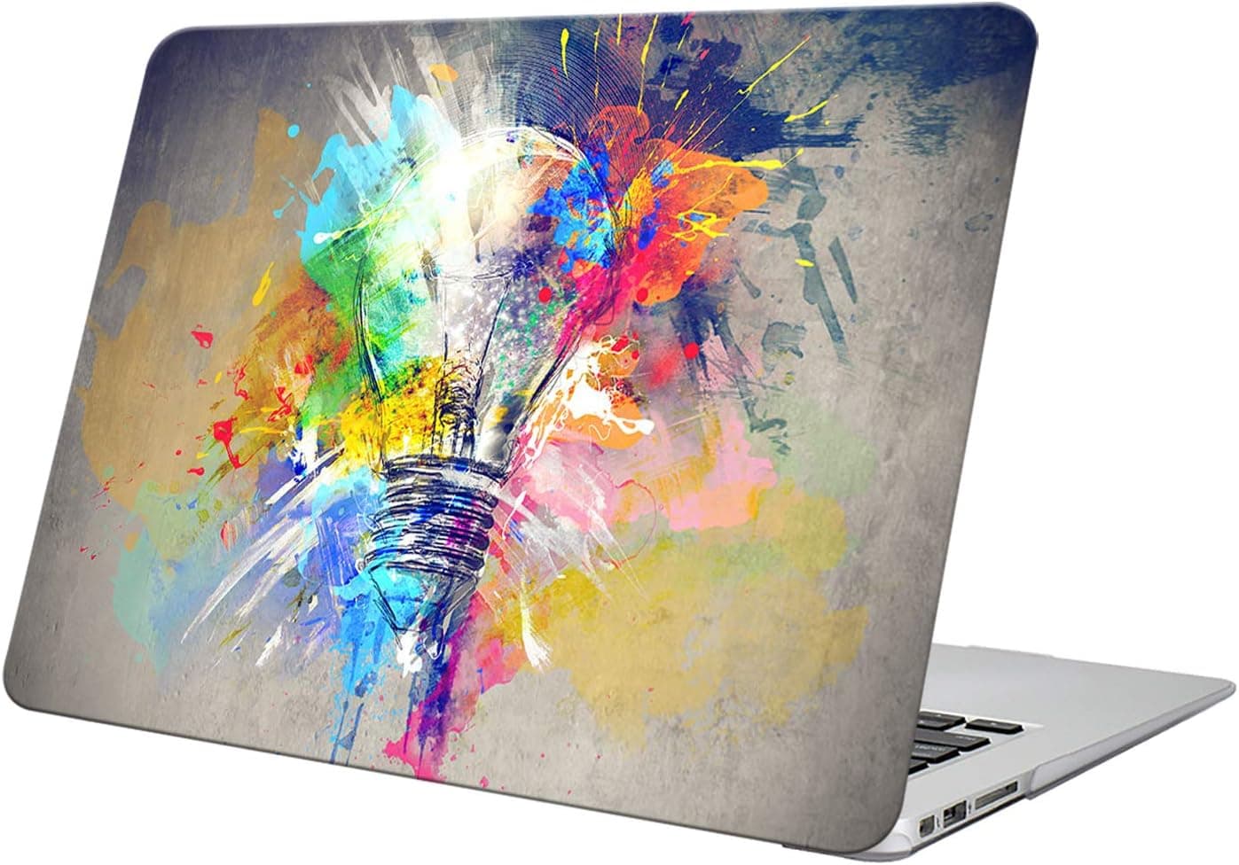 Laptop Case for MacBook Pro 13 Inch 2016 2017 2018 2019 Release, Funut Funut Matte Rubber Soft Touch Protective Case Plastic Hard Cover for MacBook Pro 13 Inch A2159 A1989 A1708 A1706,Creative Lamp