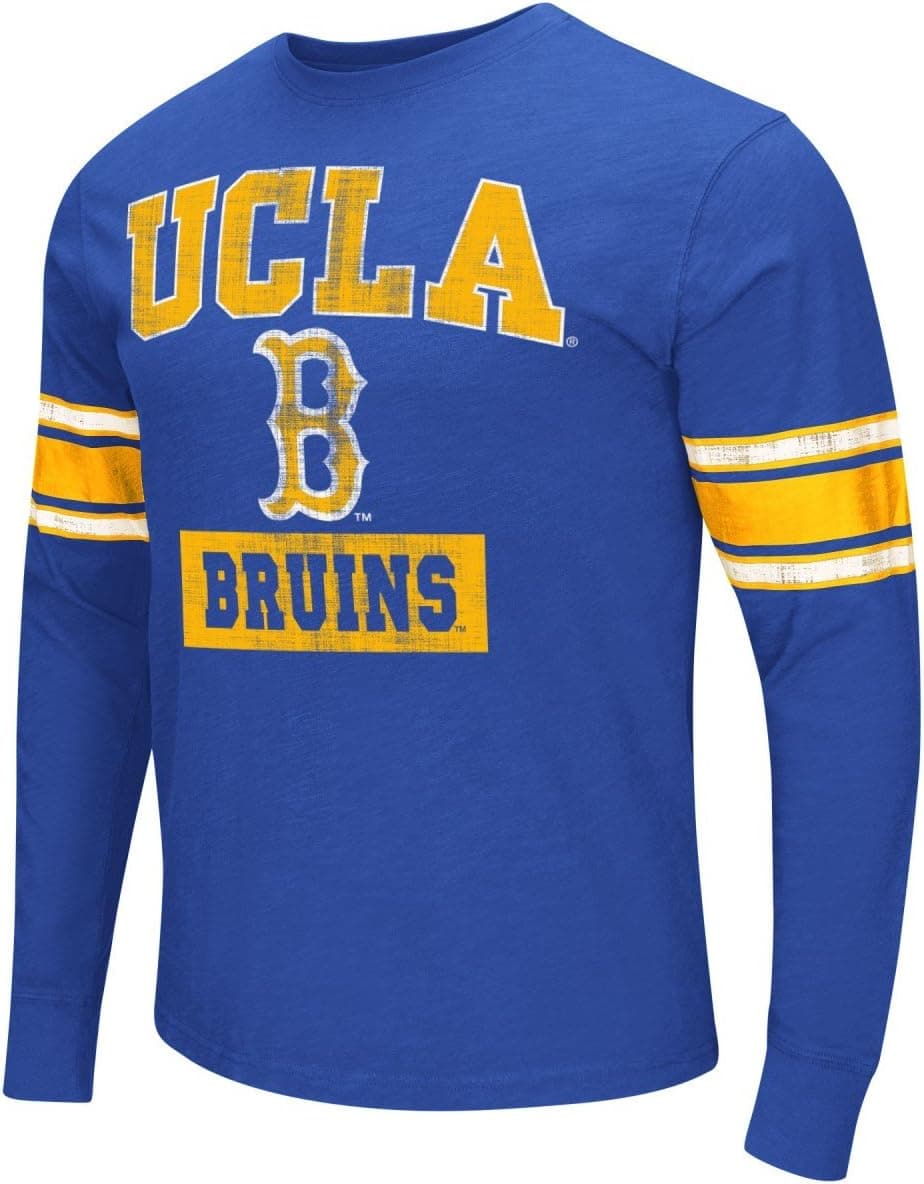UCLA Bruins NCAA "Meteor" Soft Slub Long Sleeve Premium T-shirt