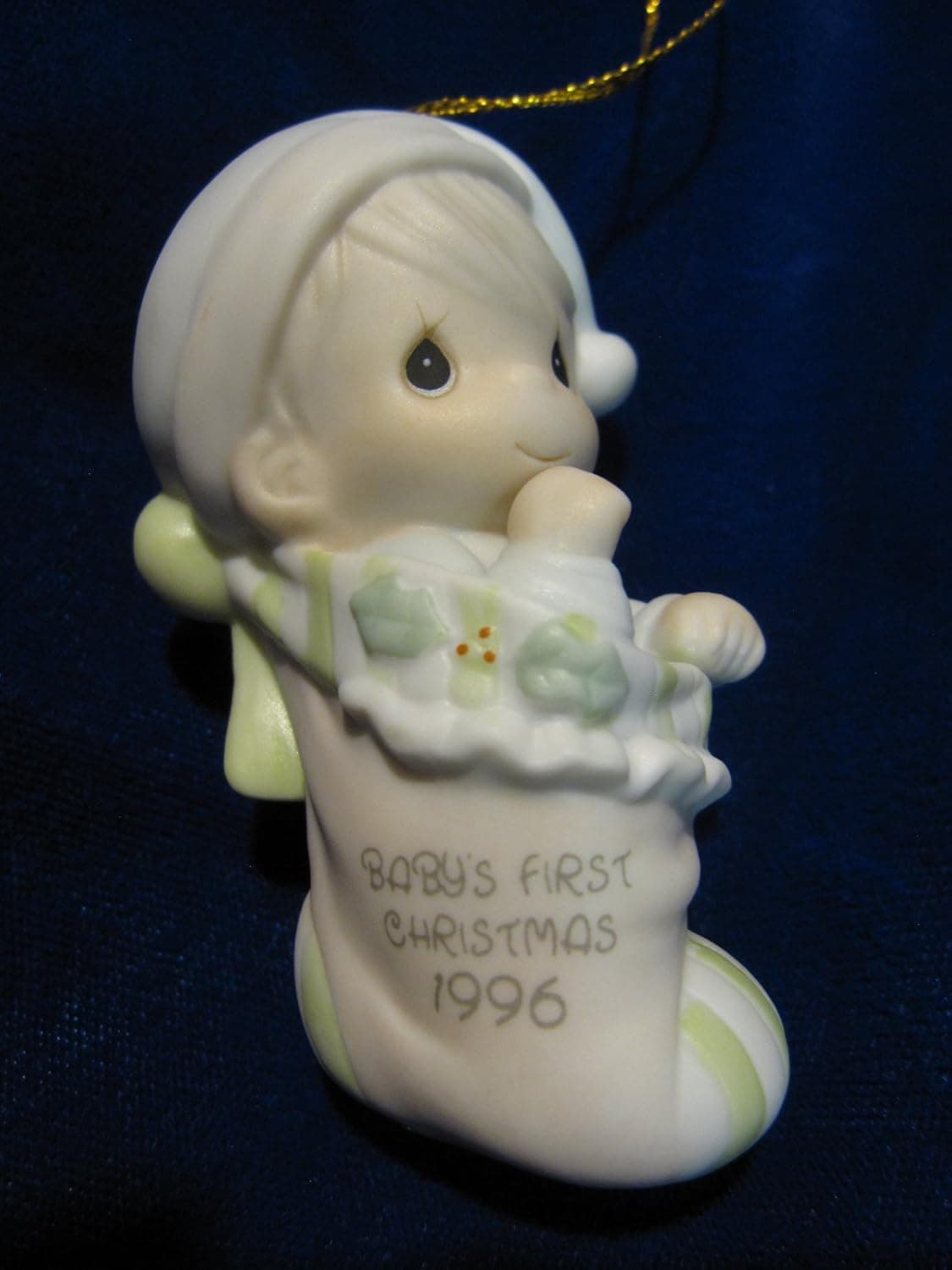 Precious Moments Baby's First Christmas 1996 Annual Edition Boy 183946