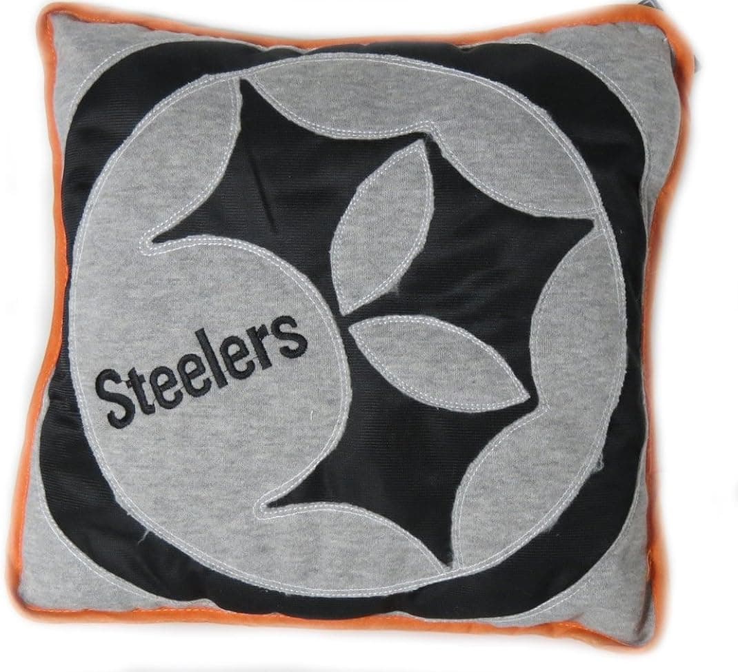FOCO NFL Unisex Big Logo Applique Pillow