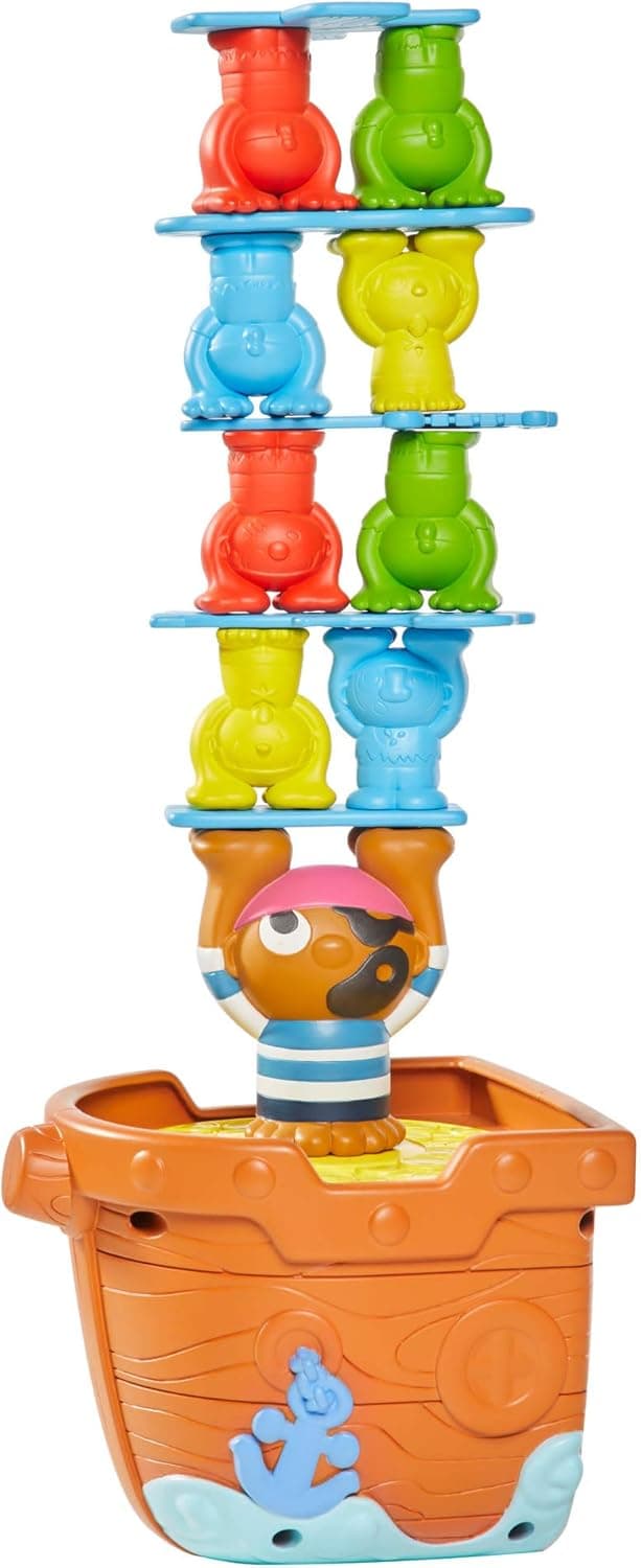 TOMY Pile Up Pirates Game - Provides Plenty of Swashbucklin' Fun on Family Game Night