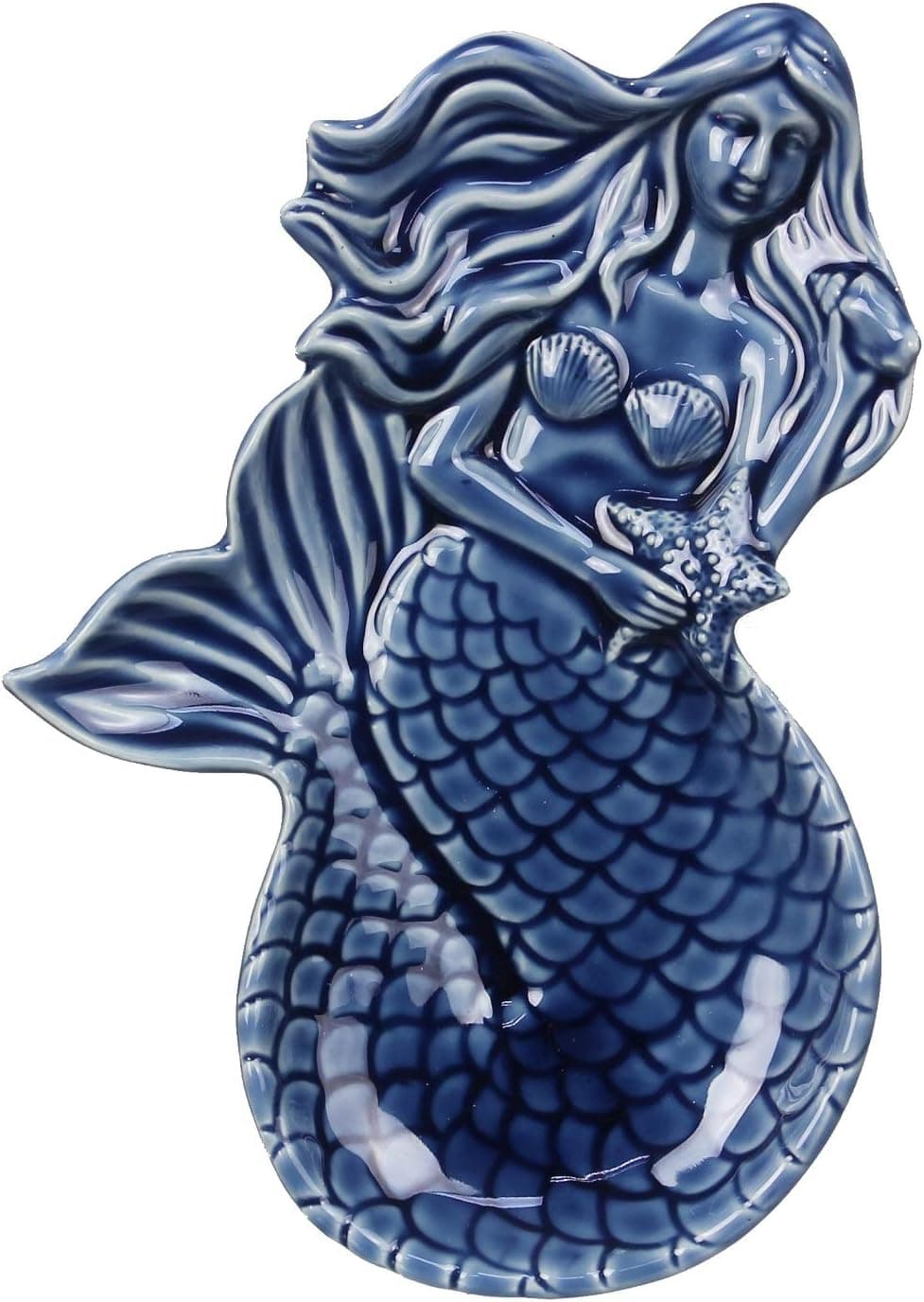 Youngs Ceramic Mermaid Trinket Dish