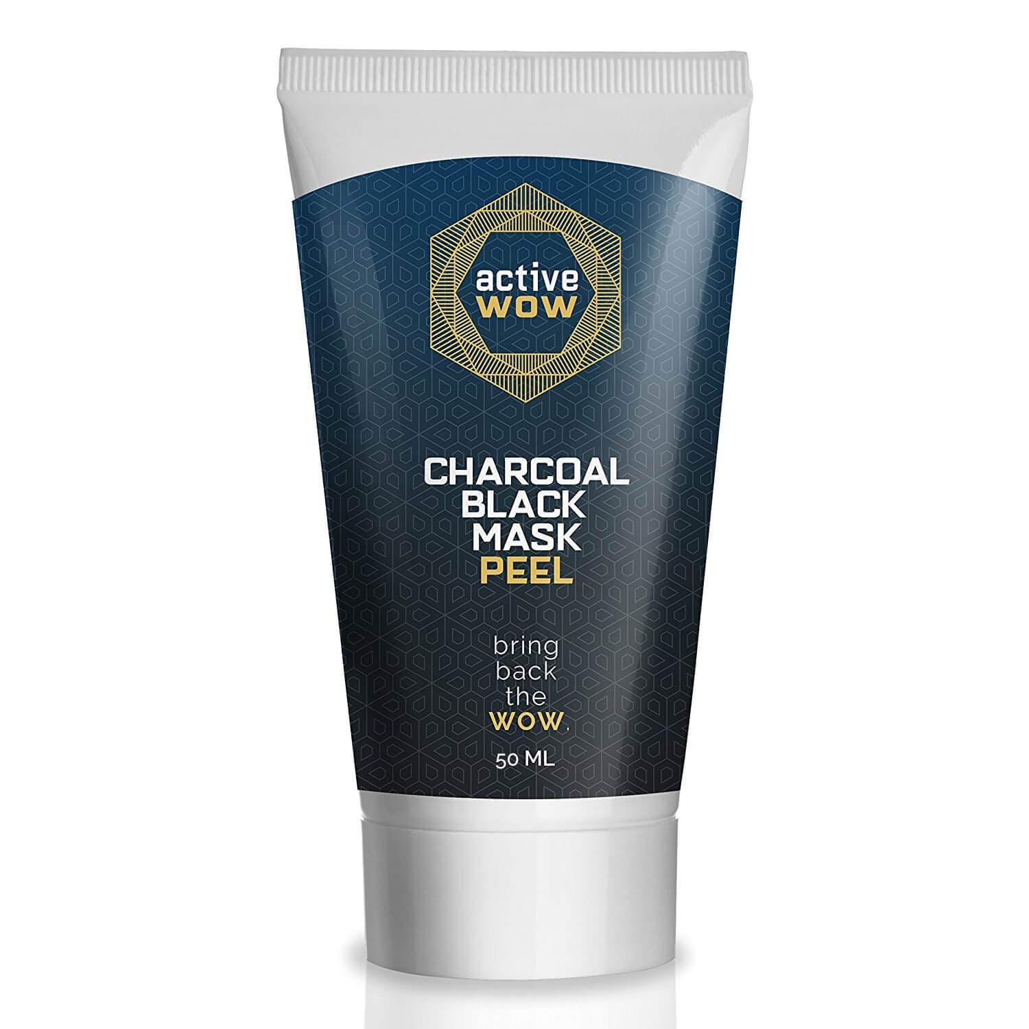 Active Wow Black Mask Peel - Activated Charcoal Blackhead Remover