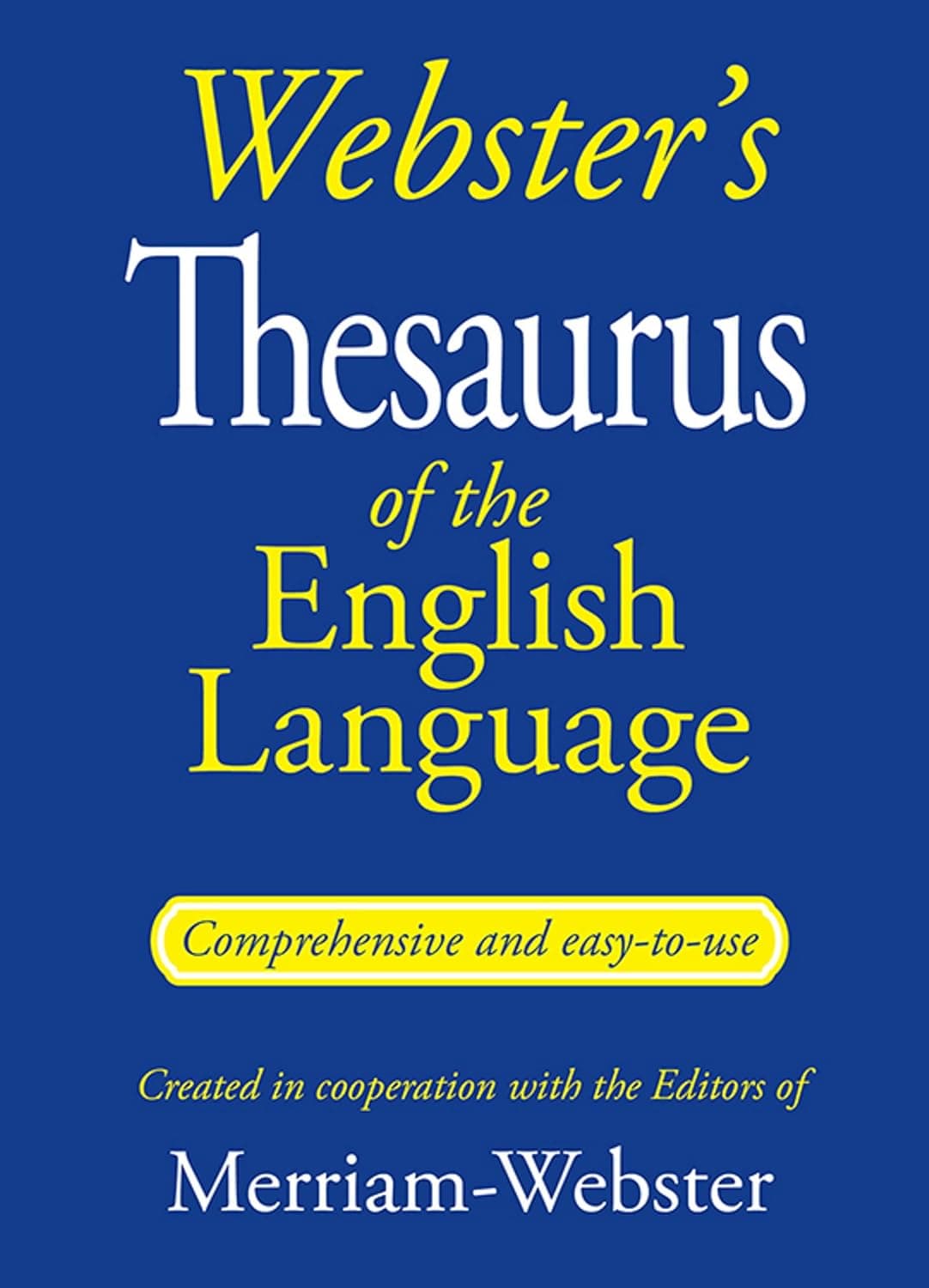 Bendon Webster's Thesaurus of The English Language