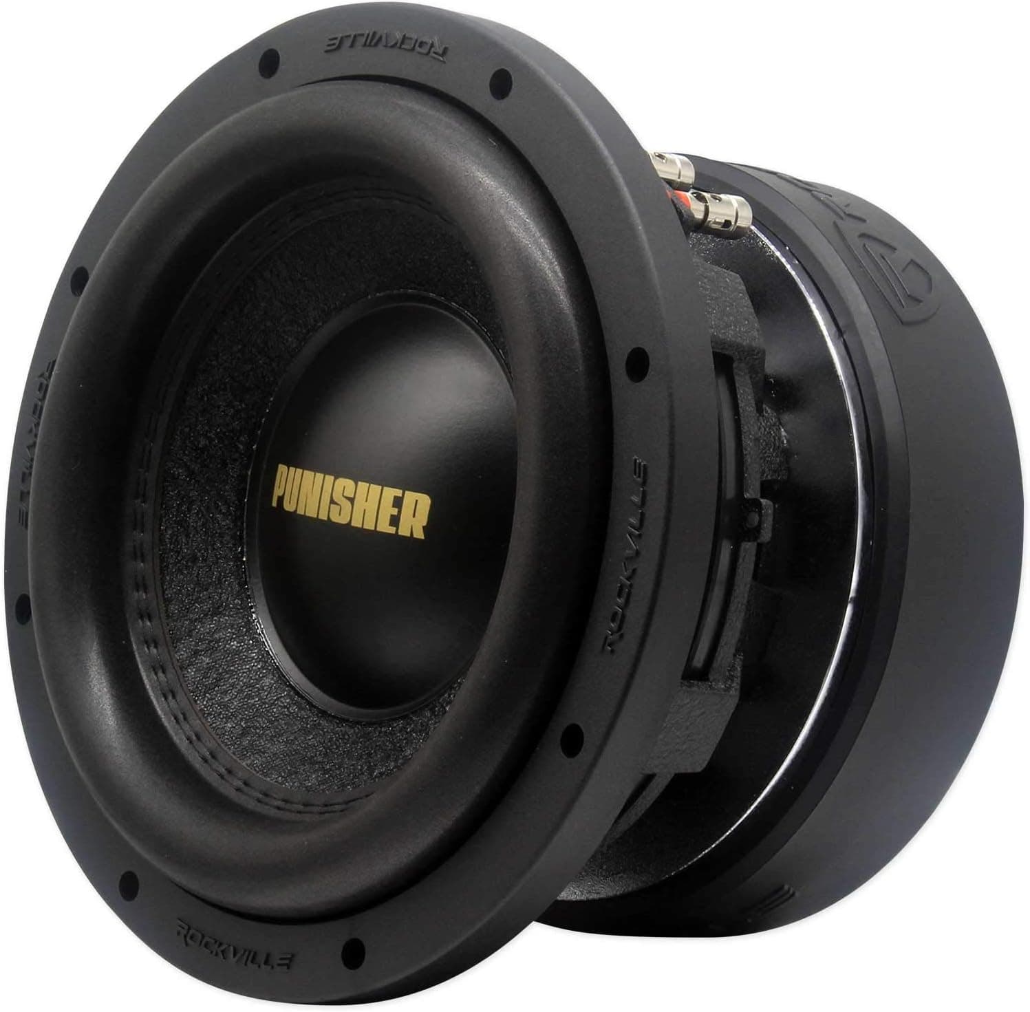 Rockville Punisher 10D2 10" 5000w Peak Competition Car Audio Subwoofer Dual 2-Ohm Sub 1250w RMS CEA Rated
