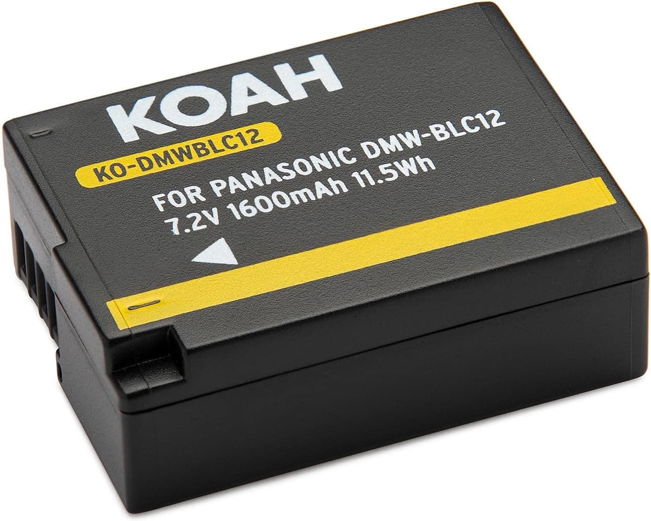 KOAH PRO Panasonic DMW-BLC12 Rechargeable Battery 1400mAh Li-Ion High Capacity Replacement Battery 7.2V, Compatible with Original Panasonic Equipment