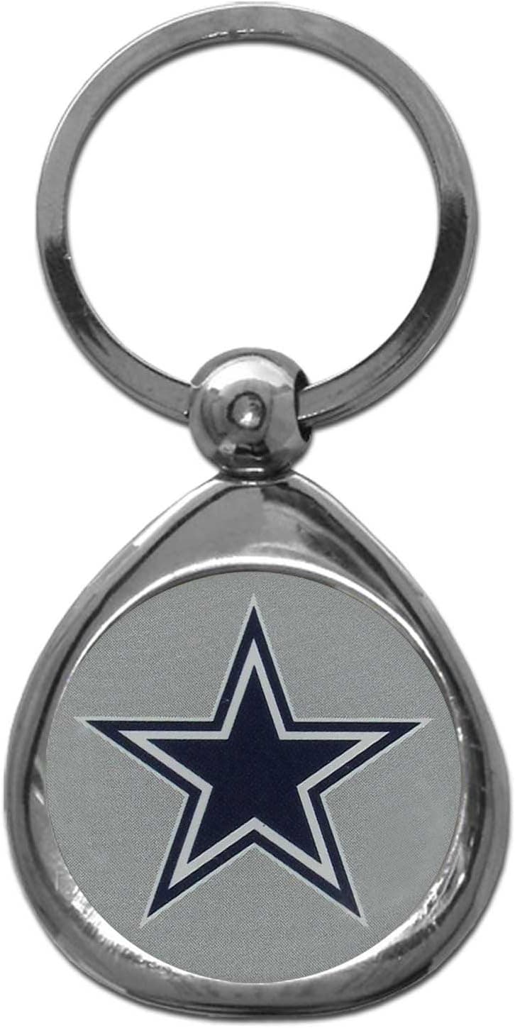 NFL Siskiyou Sports Fan Shop Dallas Cowboys Chrome Key Chain One Size Team Colors