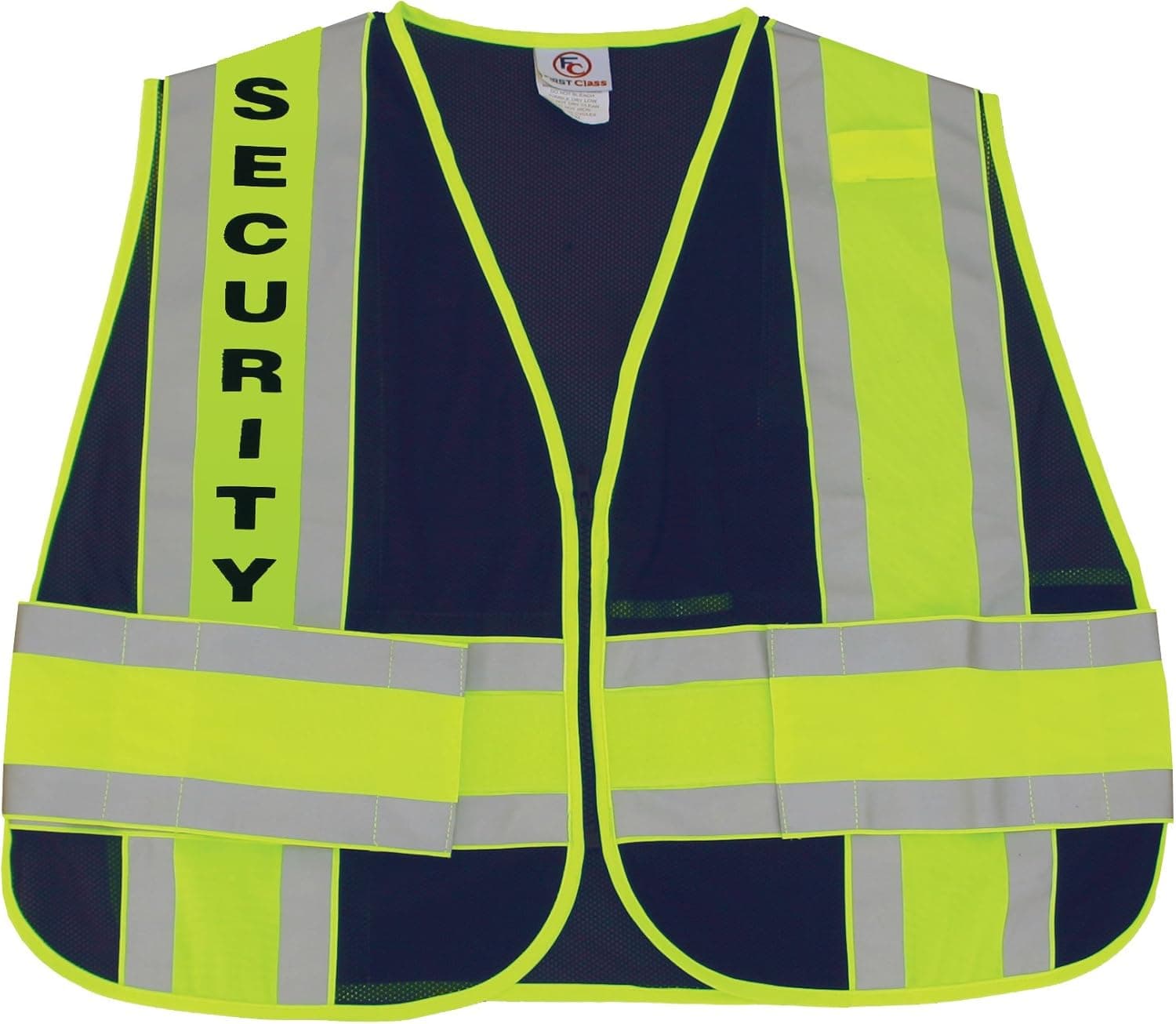 First Class Reflective Duty Vest-Security ID/4XL/5XL