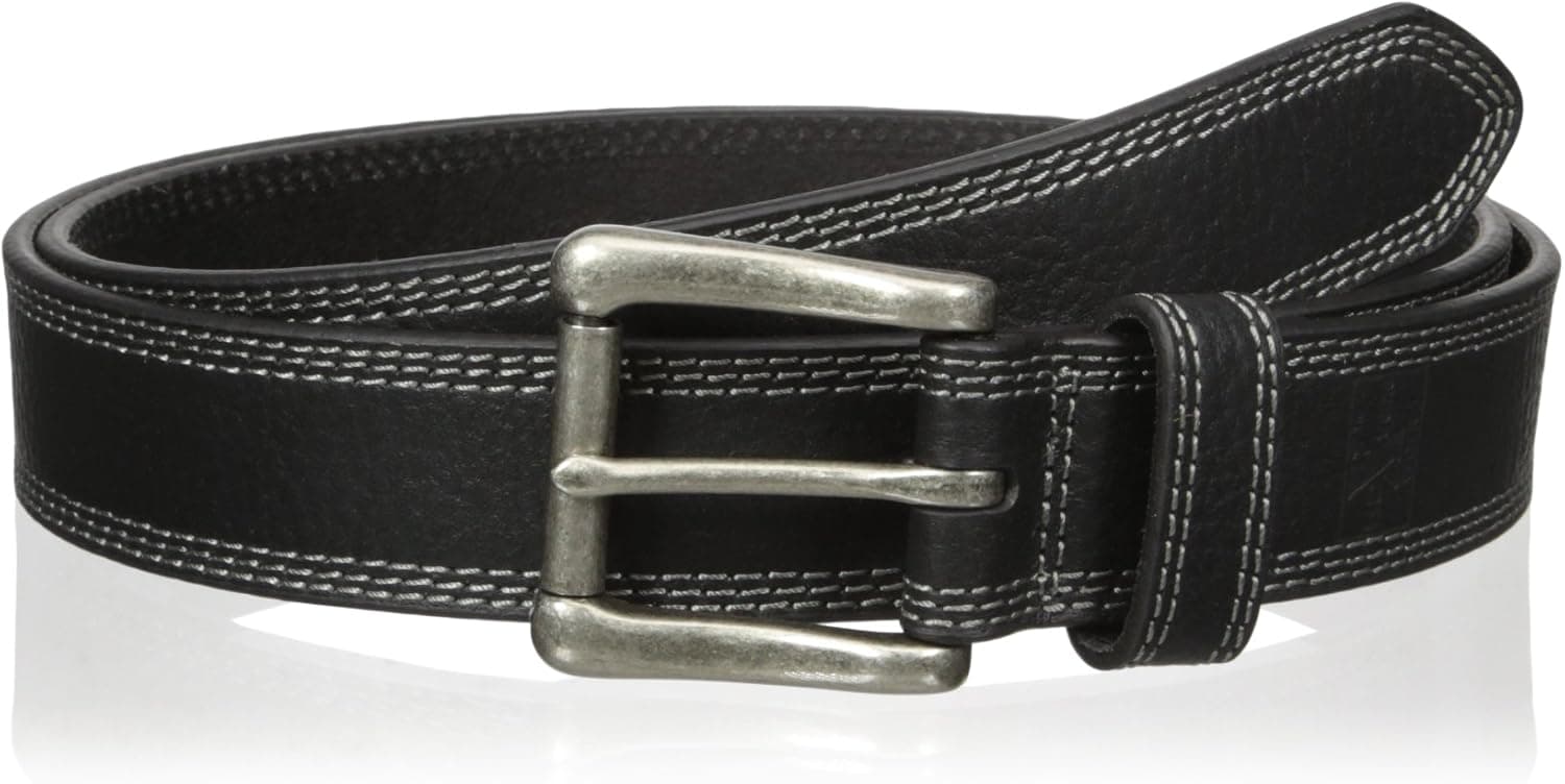 Nocona Belt Co. Men's Work Black Triple Stitch