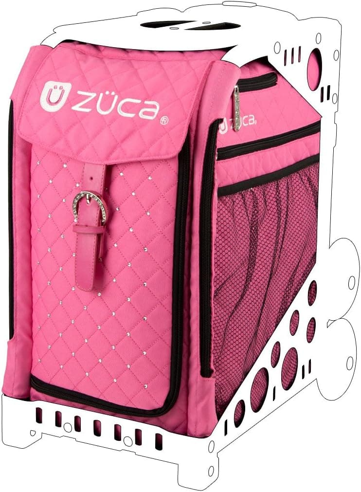ZUCA SIBHP200 Sport Insert Bag Hot Pink Quilted Hot Pink W Rhinestones / 89055900200