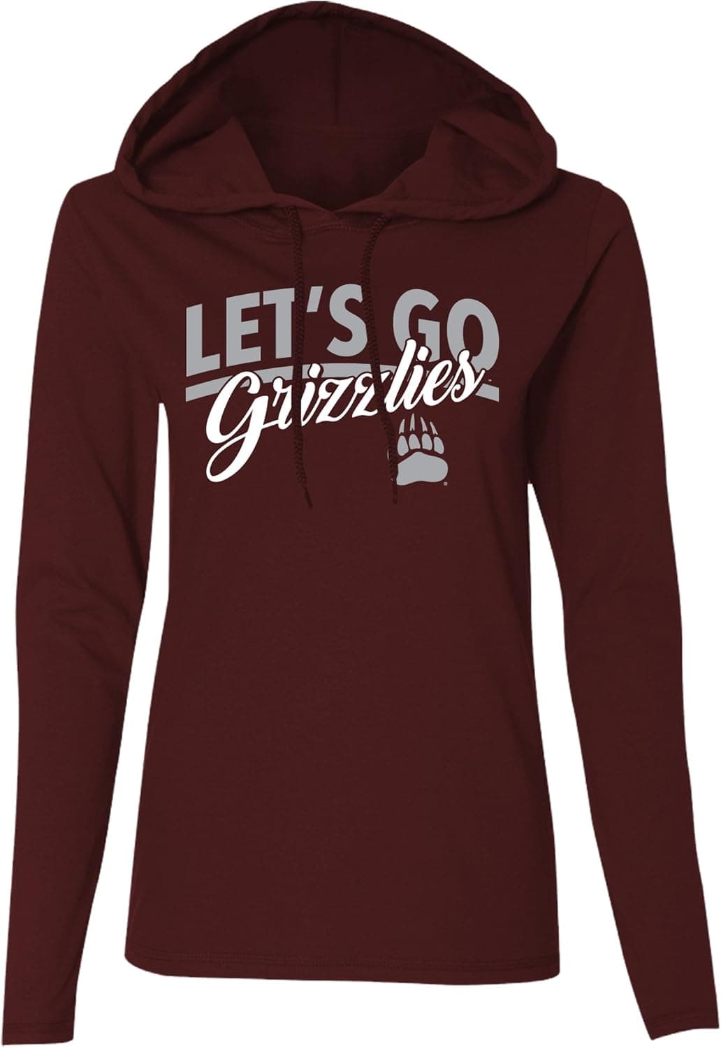 Old Varsity Brand Women's Long Sleeve Hooded T-Shirt