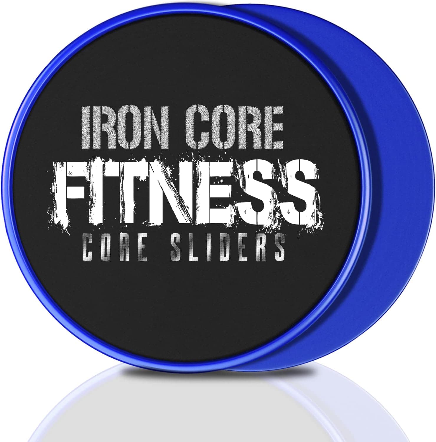 Iron Core Fitness 2 x Dual Sided Gliding Discs Core Sliders Ultimate Core Ab Fitness Trainer. Gym, Home Abdominal & Total Body Workout Equipment for use on All Surfaces.