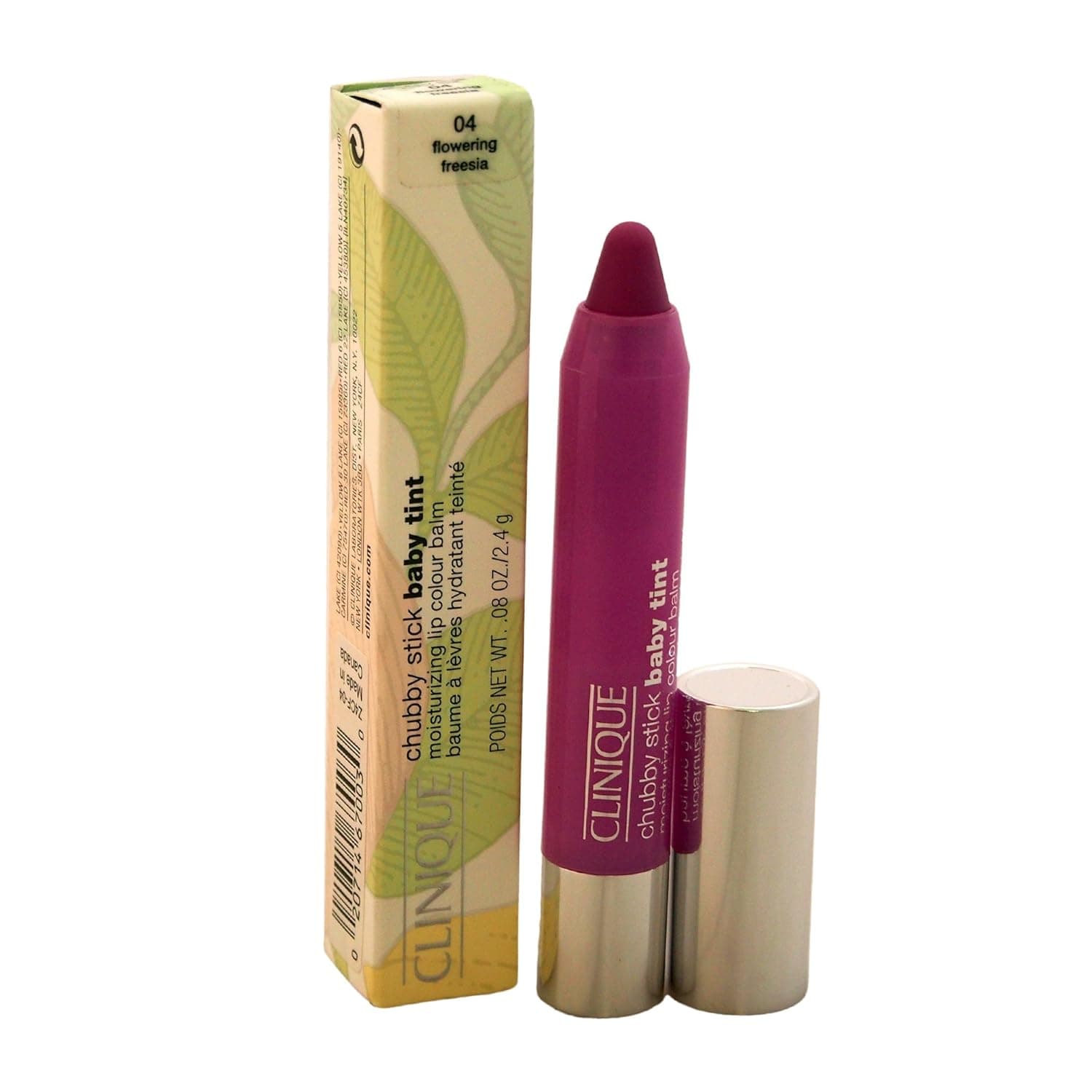 Clinique Chubby Stick Baby Tint Moisturizing Lip Colour Balm, Flowering Freesia, 0.08 Ounce