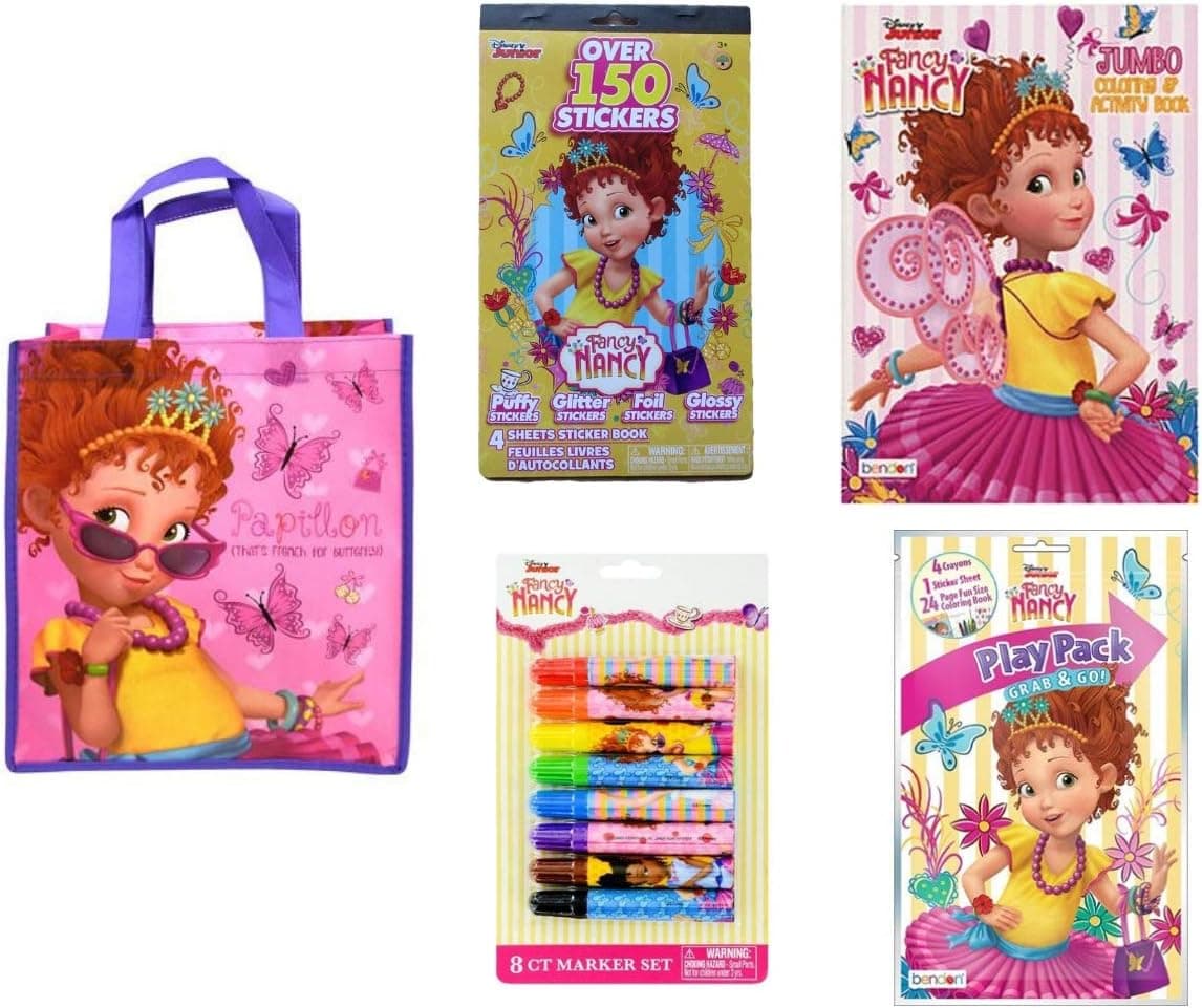 Fancy Nancy Activity Bag: Coloring Book, Play Pack, Markers, 150+ Stickers