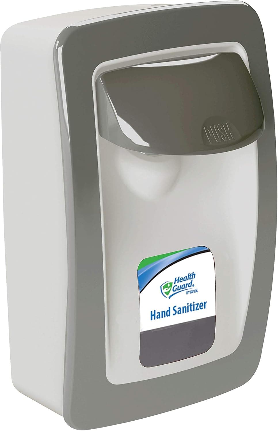 Designer Series SS001WH32 Manual Wall Mount Dispenser, Plastic, 1250 mL, White with Gray Trim