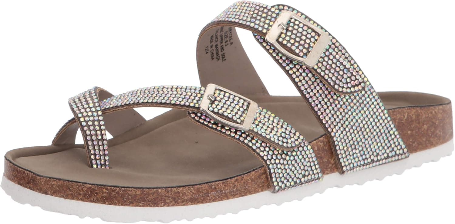 Madden Girl Women's Brycee R Slide Sandal