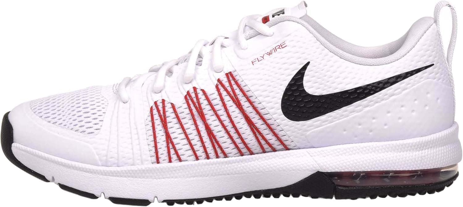 NIKE Men's Air Max Effort TR, White/Black-University RED, 9.5 M US
