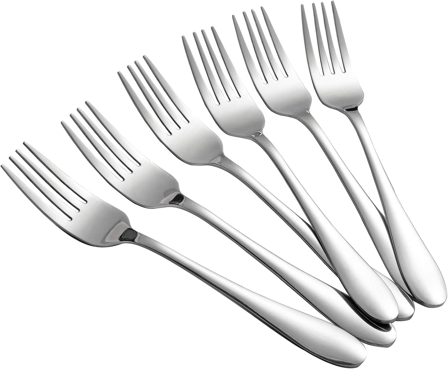 Aebeky 12-Piece Stainless Steel Dinner Forks,Cutlery Forks Set,8-Inches (12-Piece)