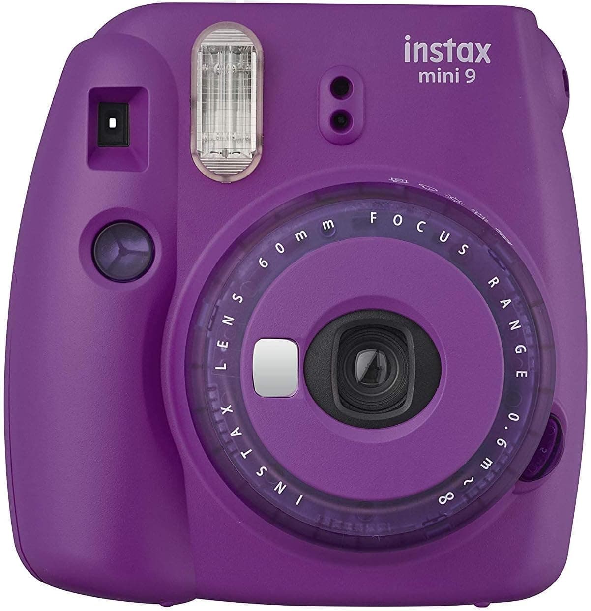 Fujifilm Instax Mini 9 Instant Camera (Purple) with 2 x Instant Twin Film Pack (40 Exposures) Bundle