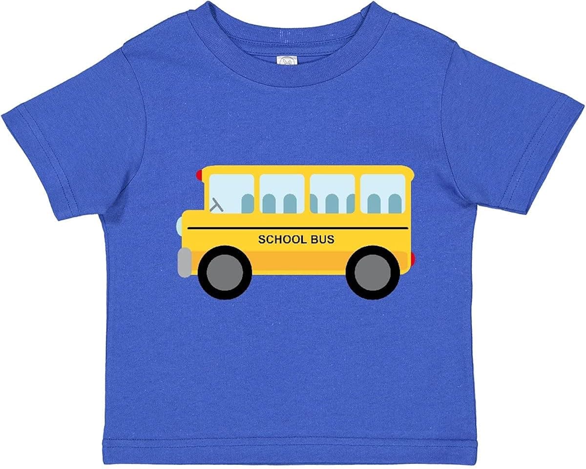 inktastic School Bus Toddler T-Shirt