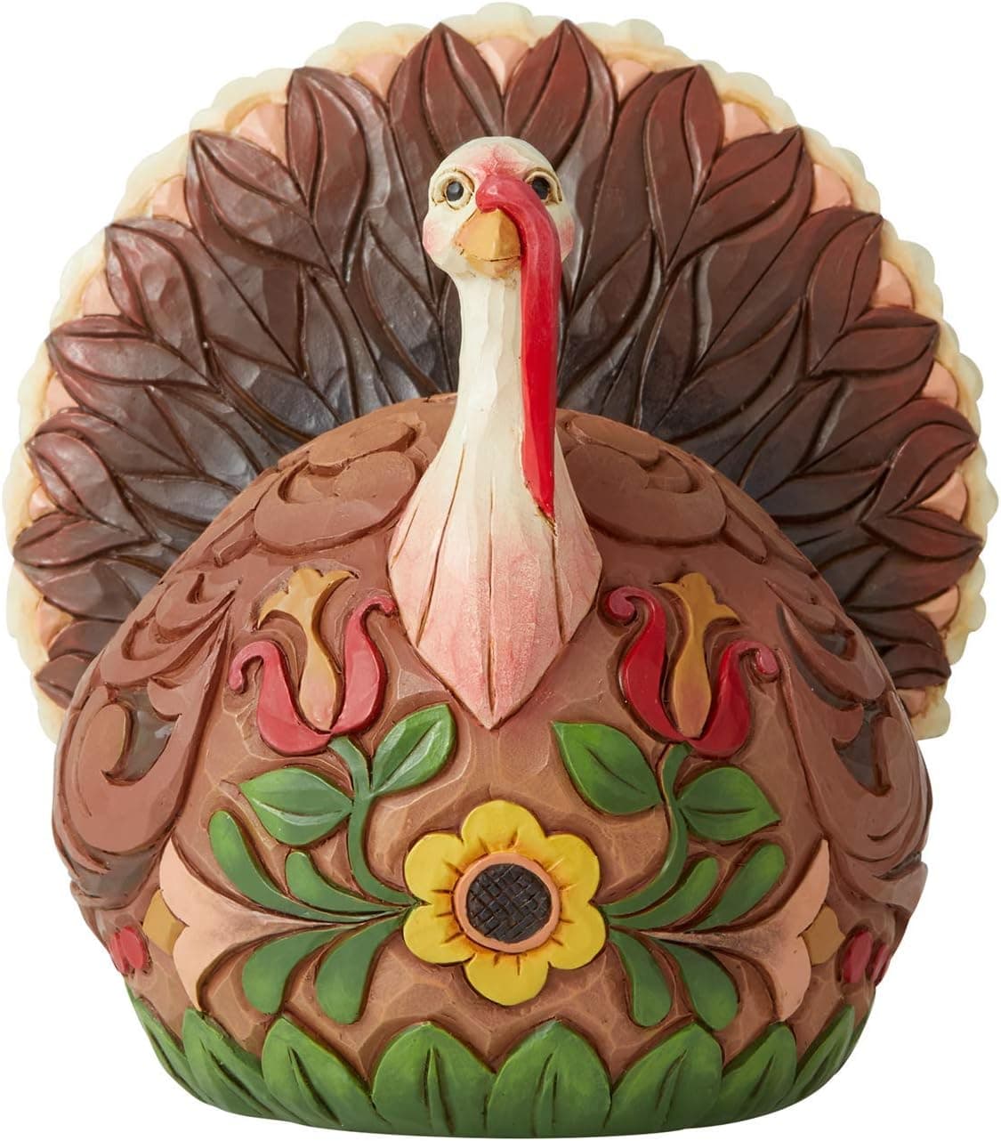 Enesco Jim Shore Heartwood Creek Harvest Turkey Feast Mode Figurine, Multicolor