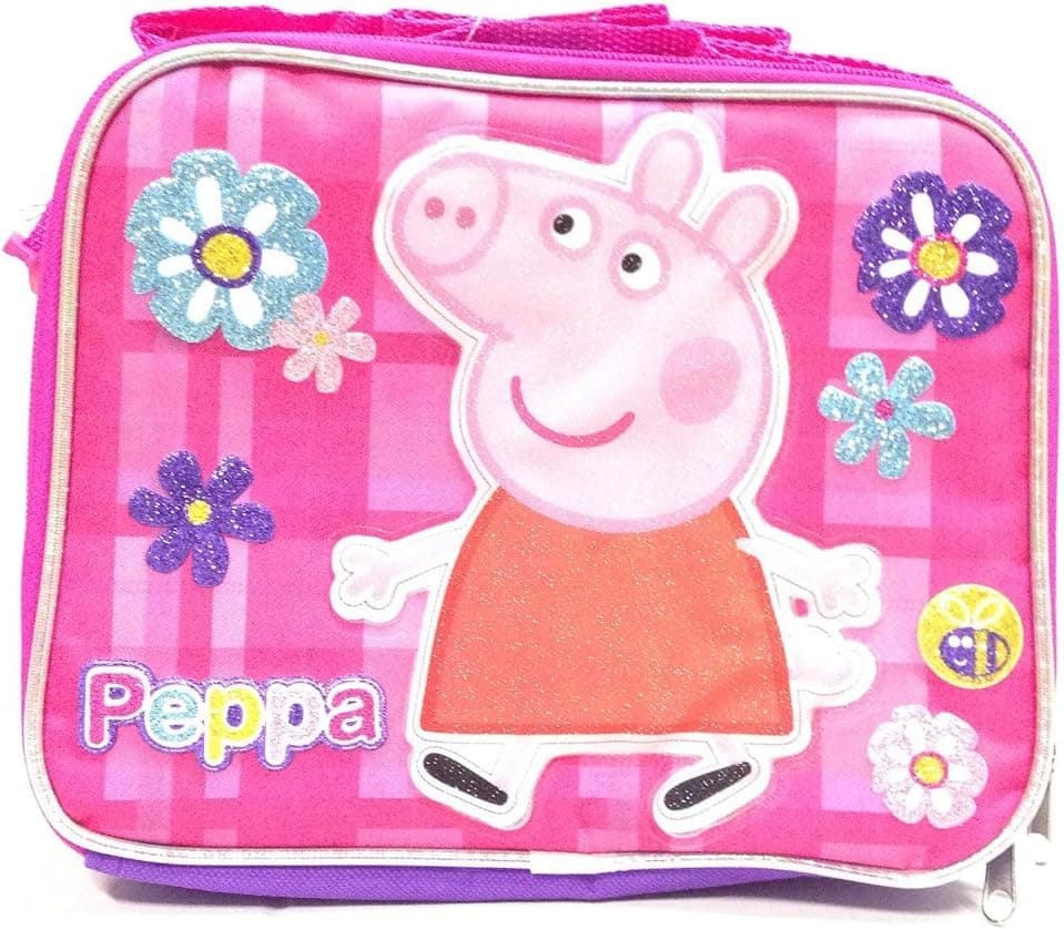 New Peppa Pig Allover Flower Lunch Bag by AI