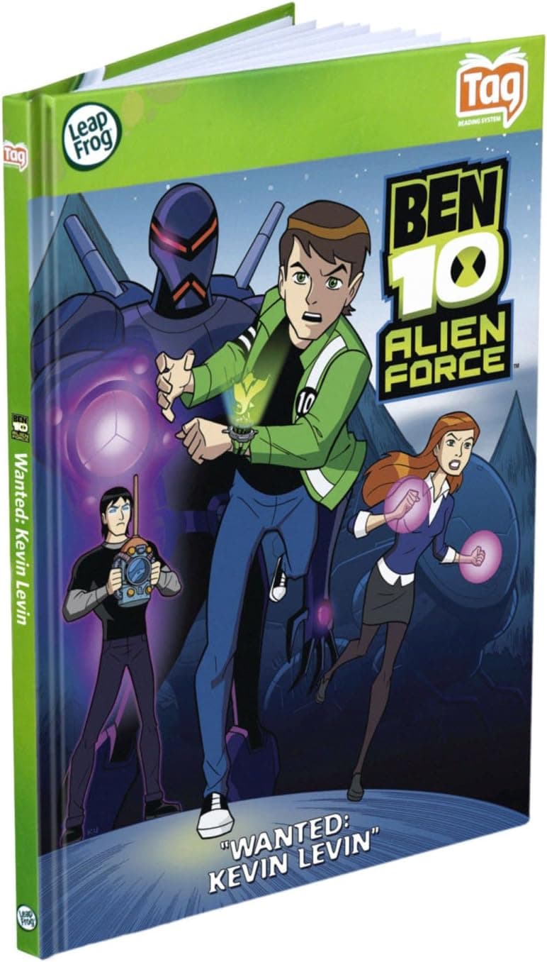 Leapfrog Tag Activity Storybook Ben 10 Alien force: Wanted: Kevin Levin