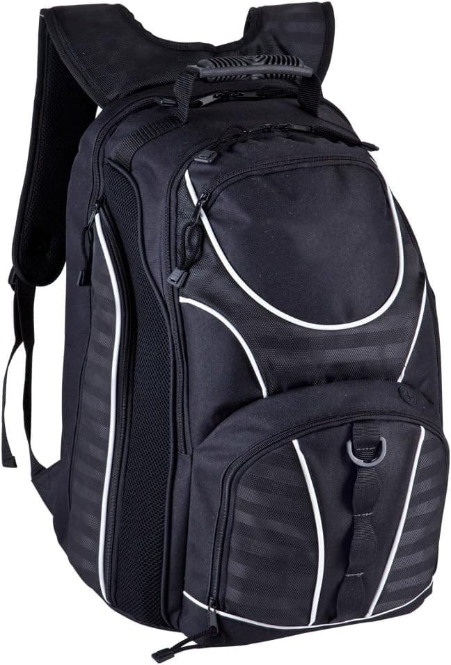 Damiers 17" Checkpoint Friendly Computer Backpack - Black