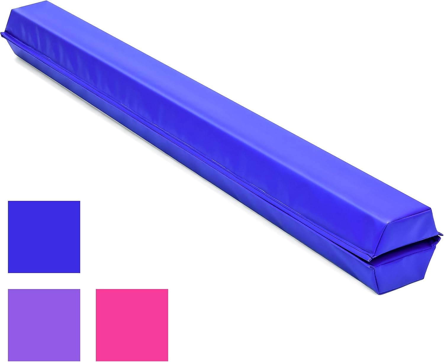 Best Choice Products 9ft Folding Medium-Density Foam Floor Balance Beam for Gymnastic and Tumbling