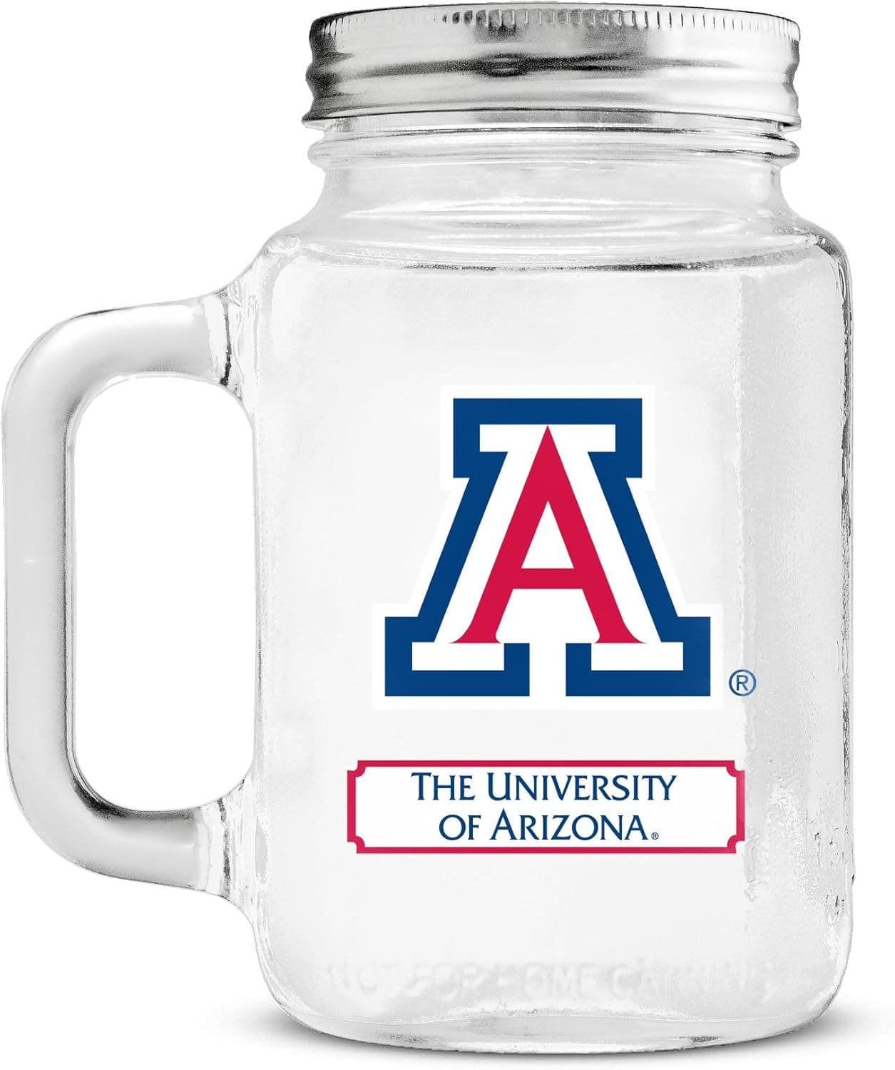 NCAA Arizona Wild Cats 20oz Glass Mason Jar