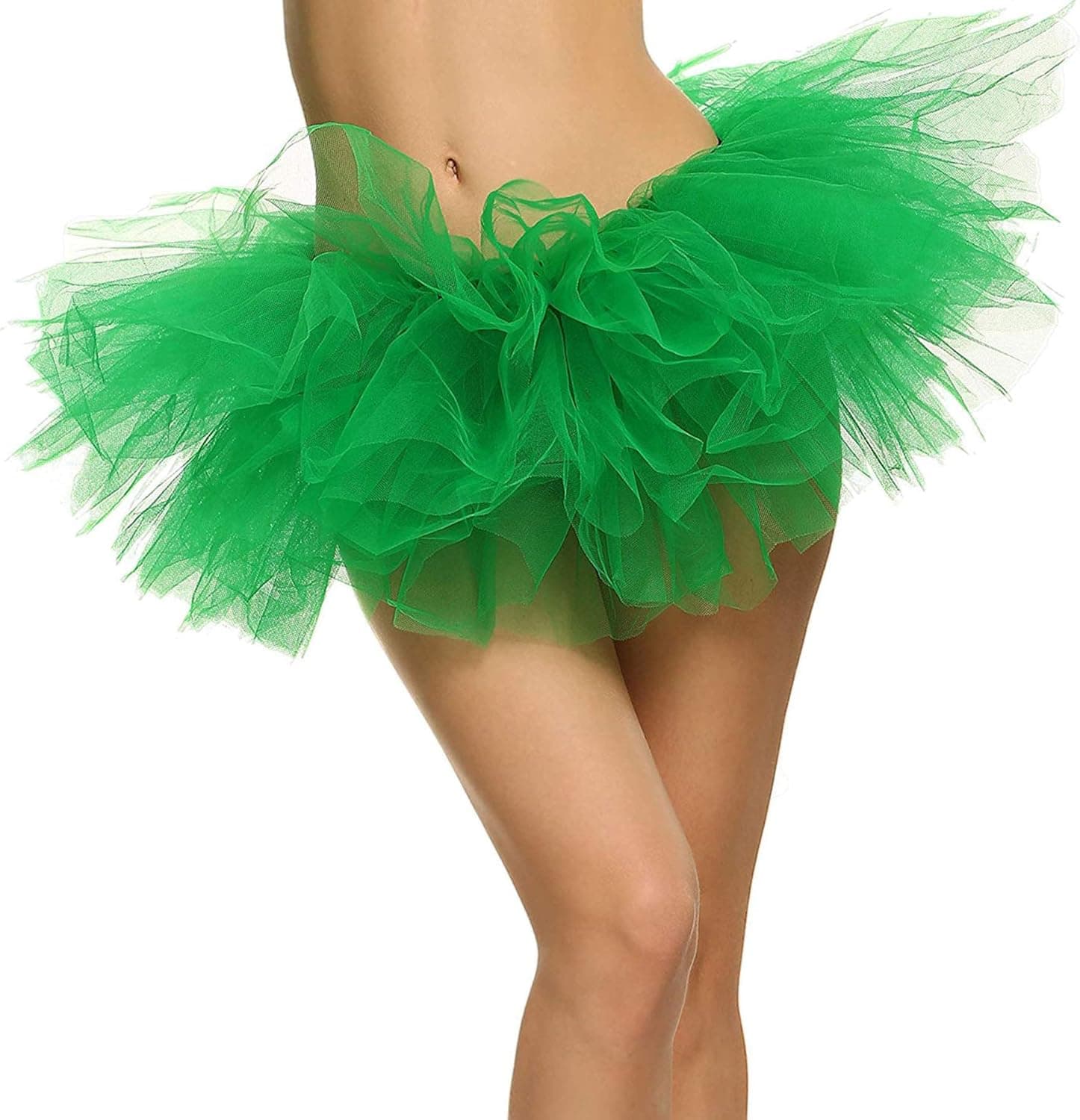 Women's Adult 5 Layered Tulle Tutu Mini Skirt