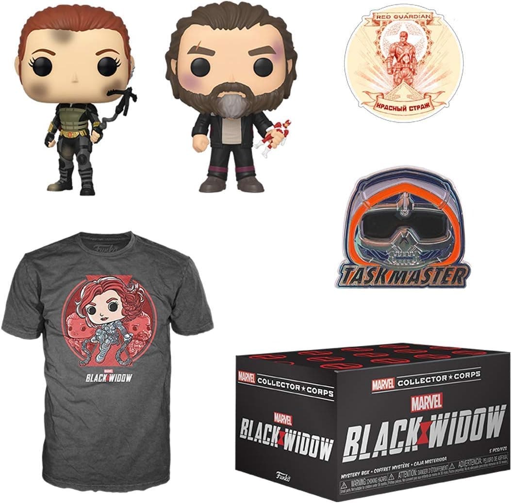 Funko Marvel Collector Corps Subscription Box, Black Widow Theme, May 2020, 3XL T-Shirt, Multicolor