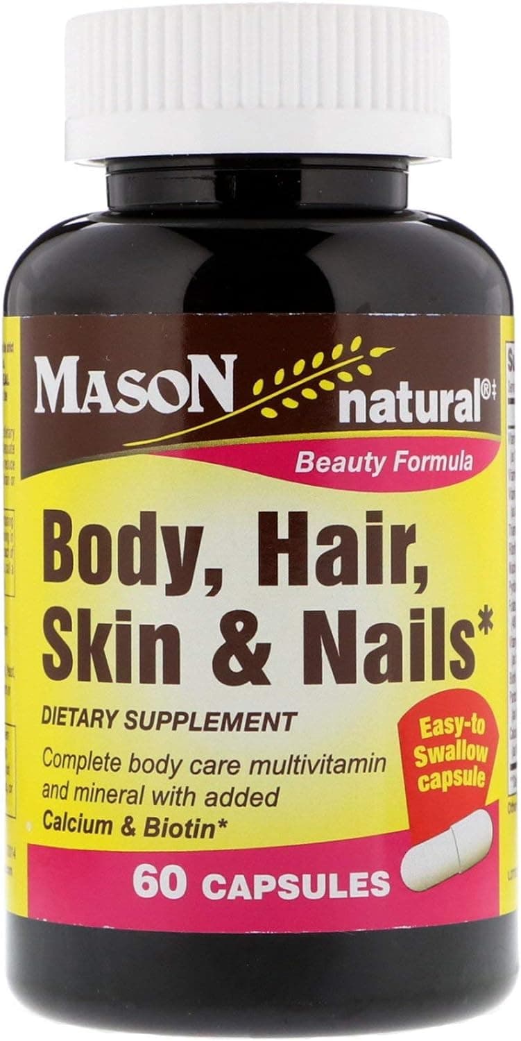 MASON NATURAL Body Hair Skin & Nails 60 Capsules