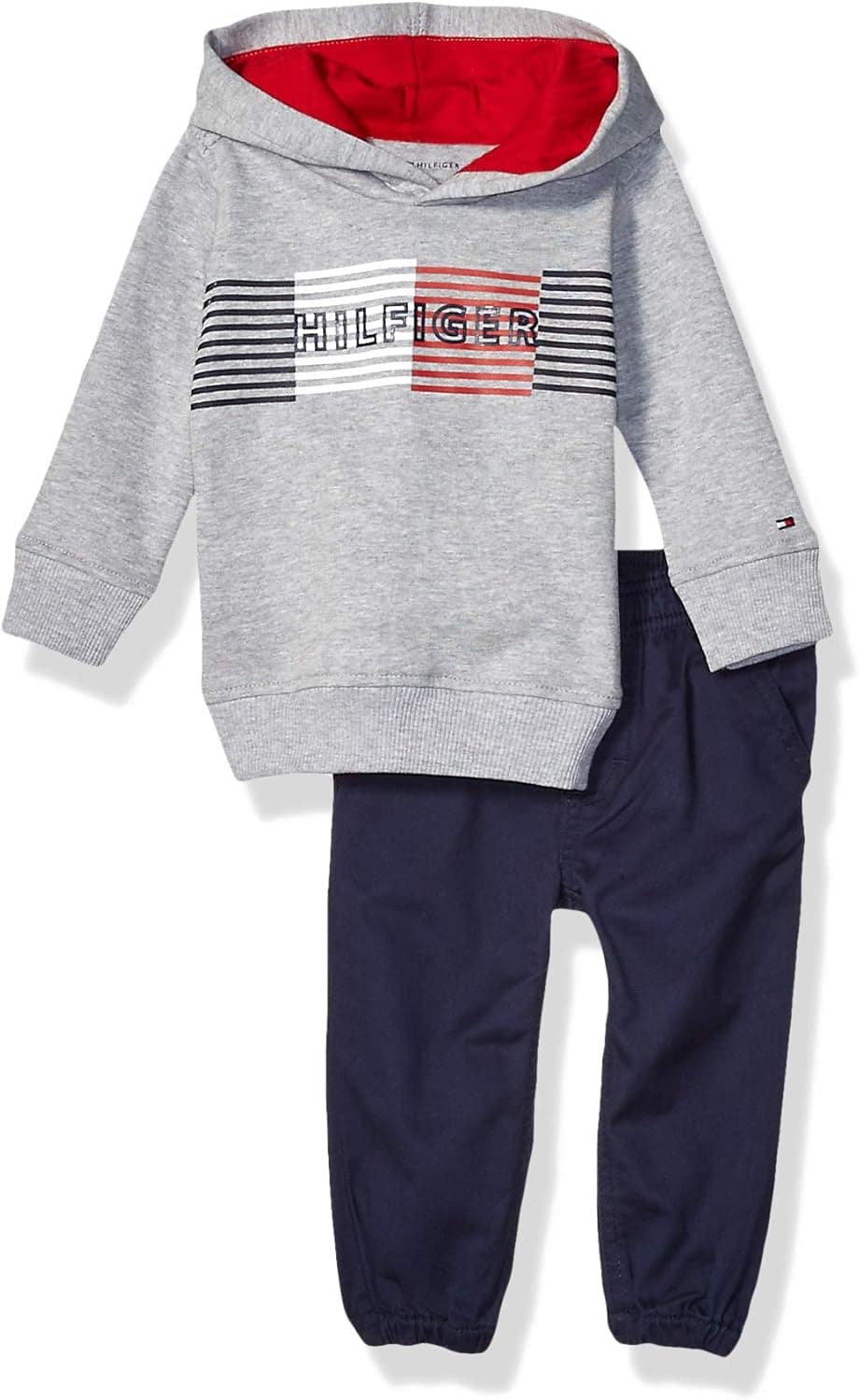 Tommy Hilfiger baby-boys 2 Pieces Pullover Pants Set