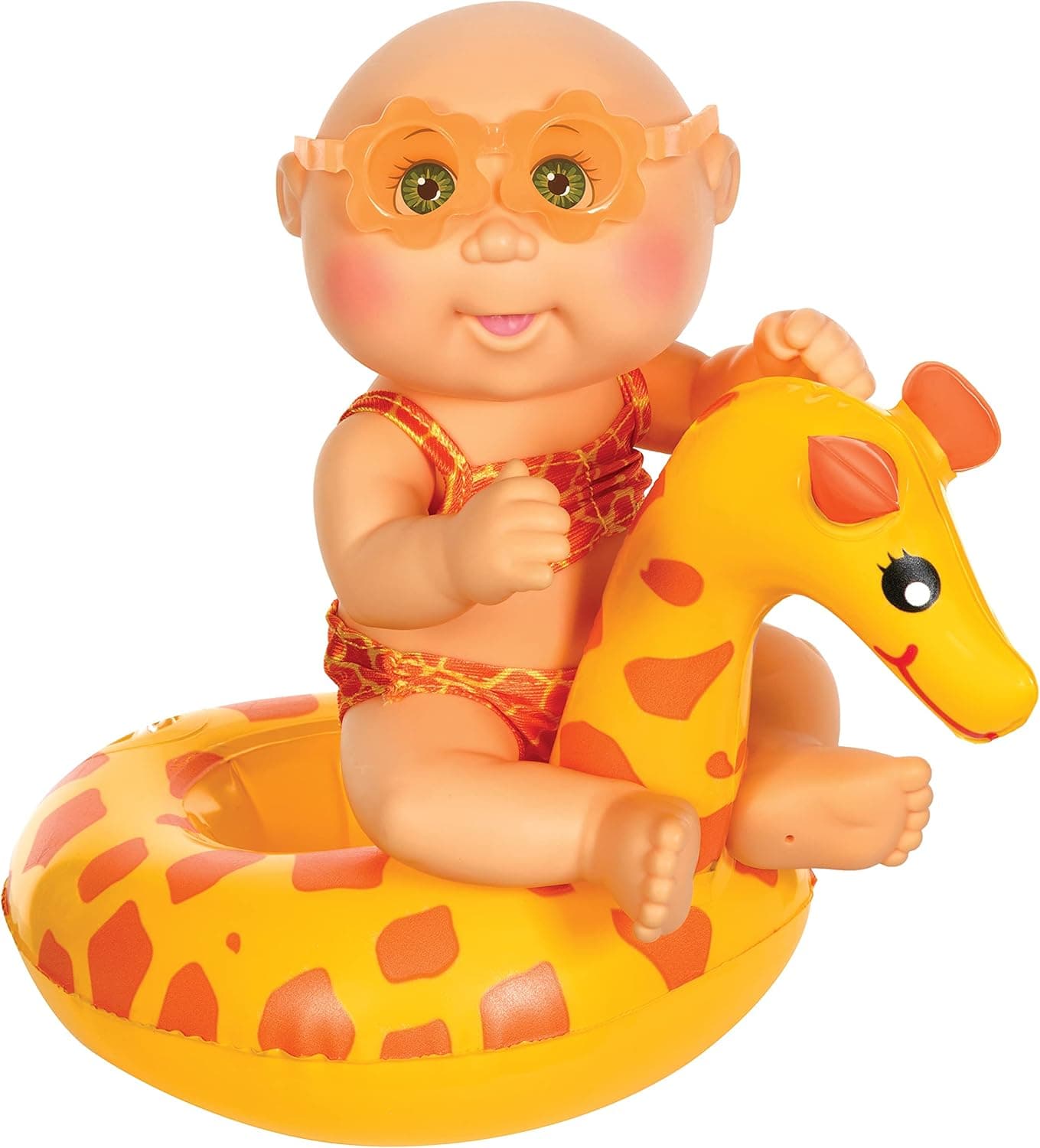 Cabbage Patch Kids Deluxe Tiny Newborn Splash ‘N Float Giraffe Swimsuit - 9-Inch CPK Doll - Grow Your Cabbage Patch - Play in and Out of Water