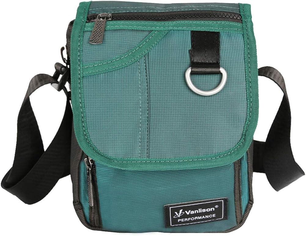 Vanlison Crossbody Small Shoulder Bag Messenger Sling Pack Satchel Lightweight for iPad Kindle