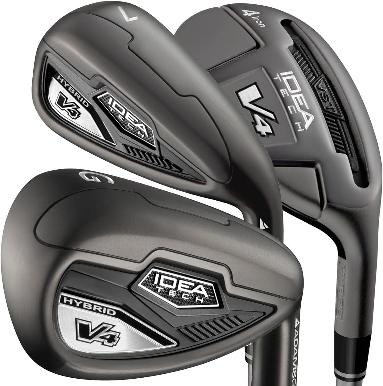 Adams Idea Tech V4 Hybrid Iron Set 4H-6, 7-GW Steel