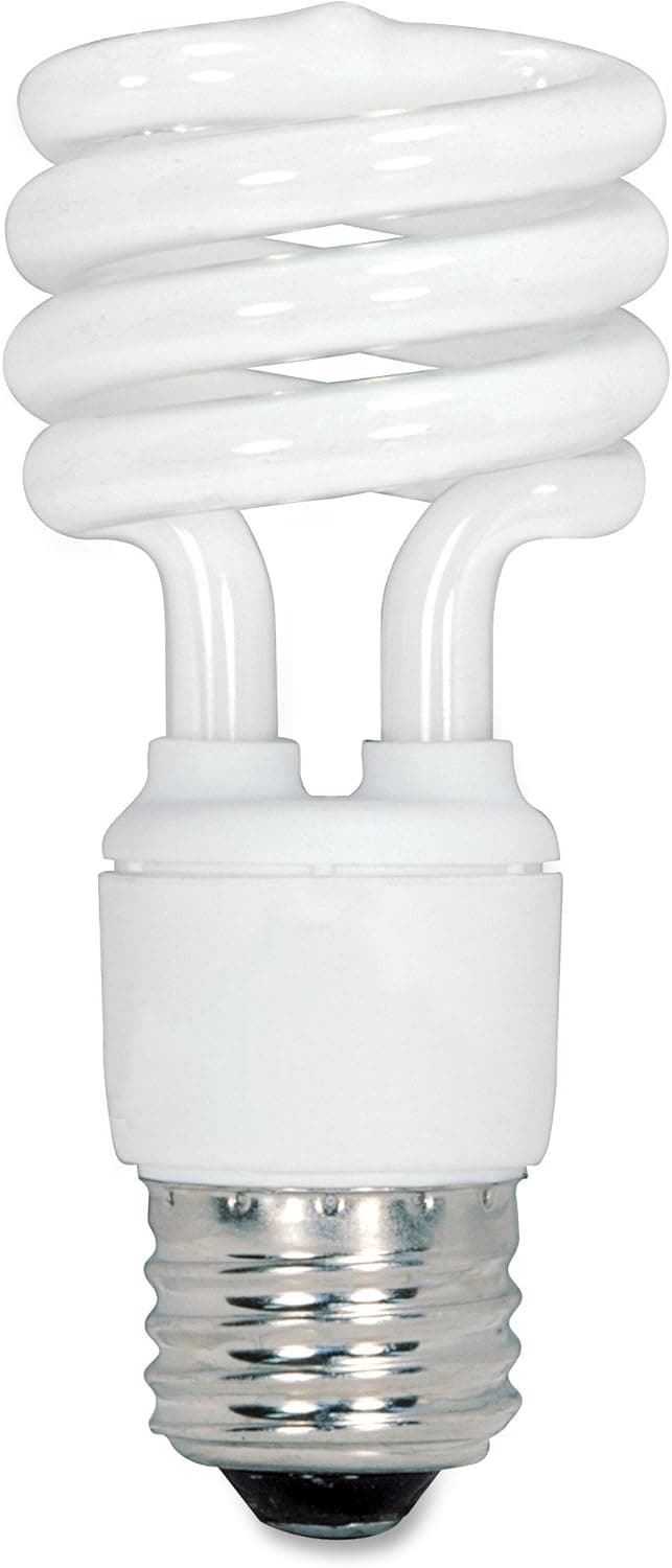 Satco S6235 CFL Spiral Bulb, 13 Watts, 4/Pack