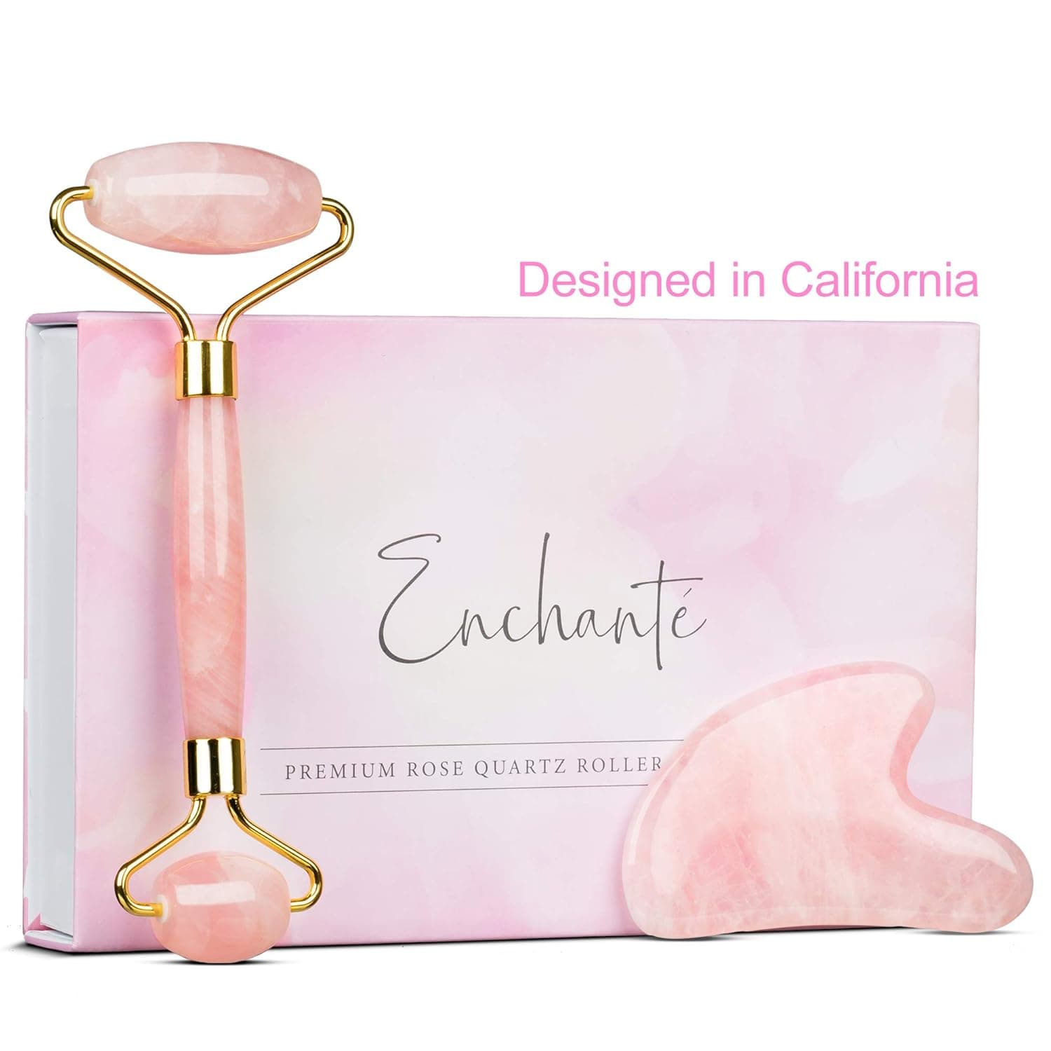 Beloved Pets 2 in 1 Premium Rose Quartz Roller and Gua Sha Set - Natural Rose Quartz | Anxiety Composure Relief, Storms, Barking, Separation and More 170-190 Coun Soft Chews