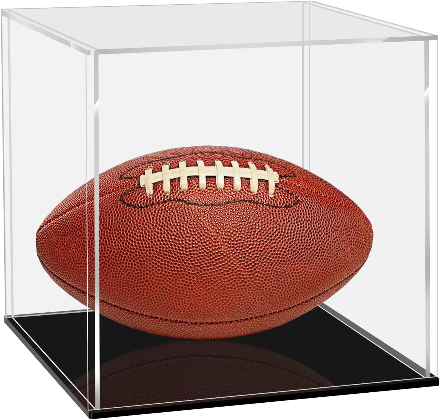 LANSCOERY Clear Acrylic Display Case for Collectibles, Assemble Cube Display Box Stand Dustproof Protection Showcase for Action Figures Toys (12x12x12 inch; 30x30x30cm)