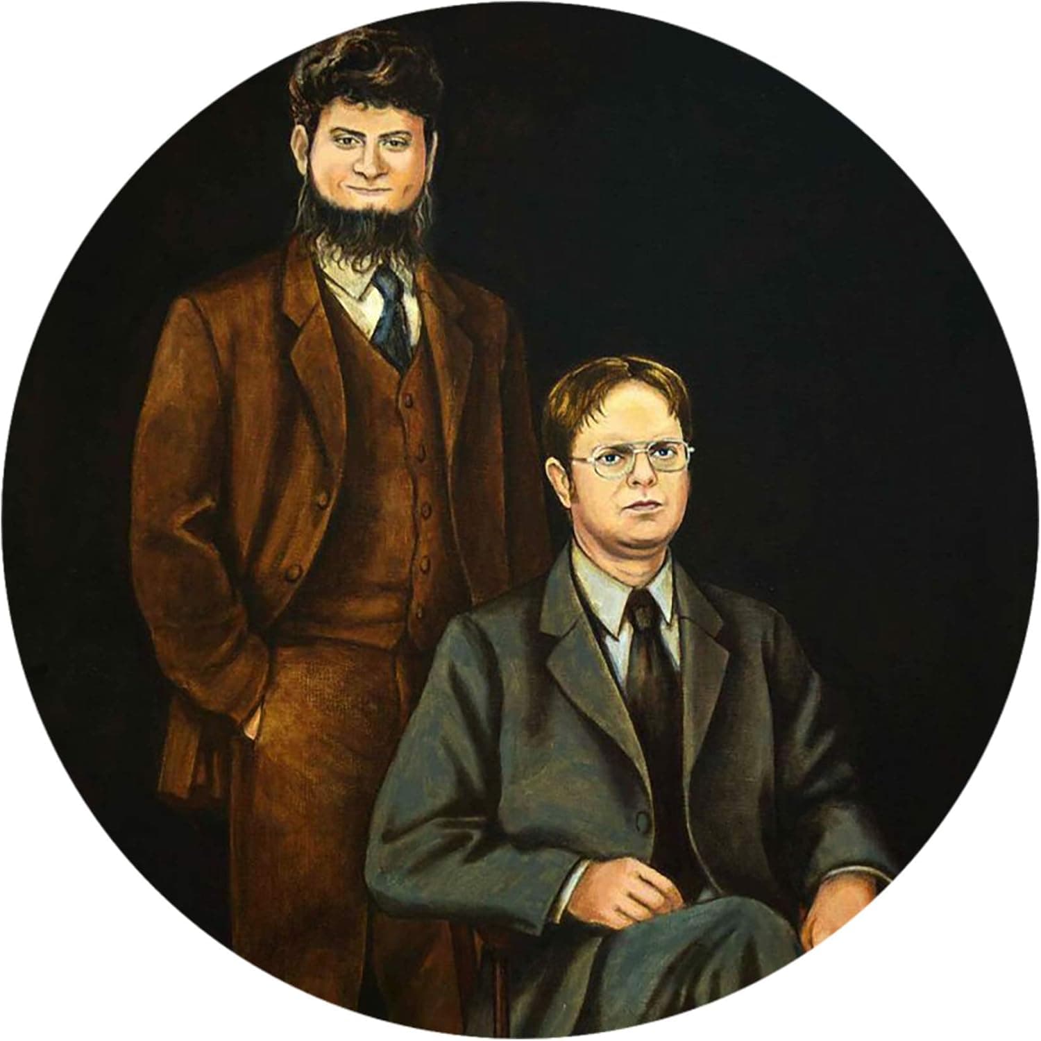 The Office Show Dwight and Mose Sticker Phone Case Laptop Bumper Decal