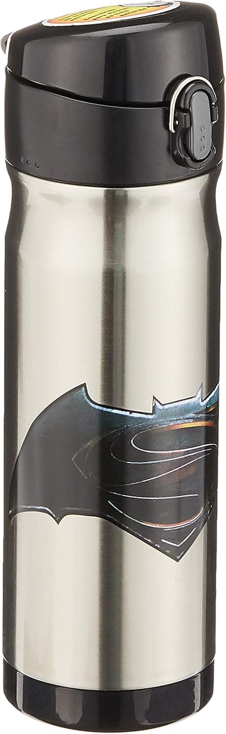 Thermos 16 Ounce Stainless Steel Commuter Bottle, Batman V Superman