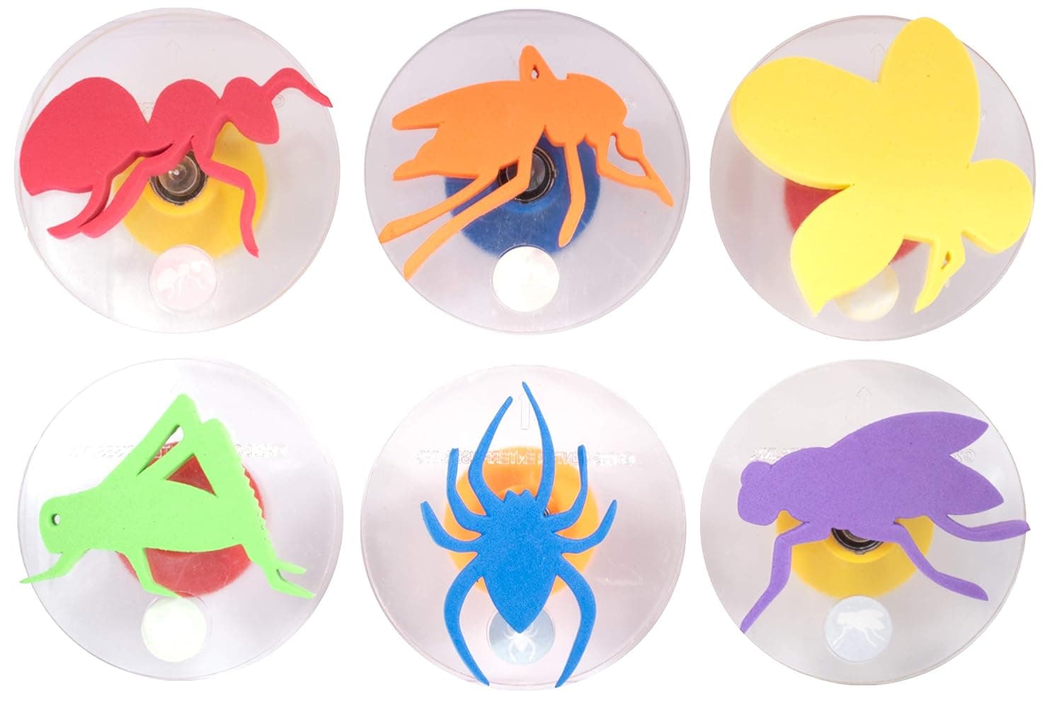 READY 2 LEARN Giant Stampers - Insects - Set 2 - Set of 6 - Easy to Hold Foam Stamps for Kids - Arts and Crafts Stamps for Displays, Posters, Signs and DIY Projects