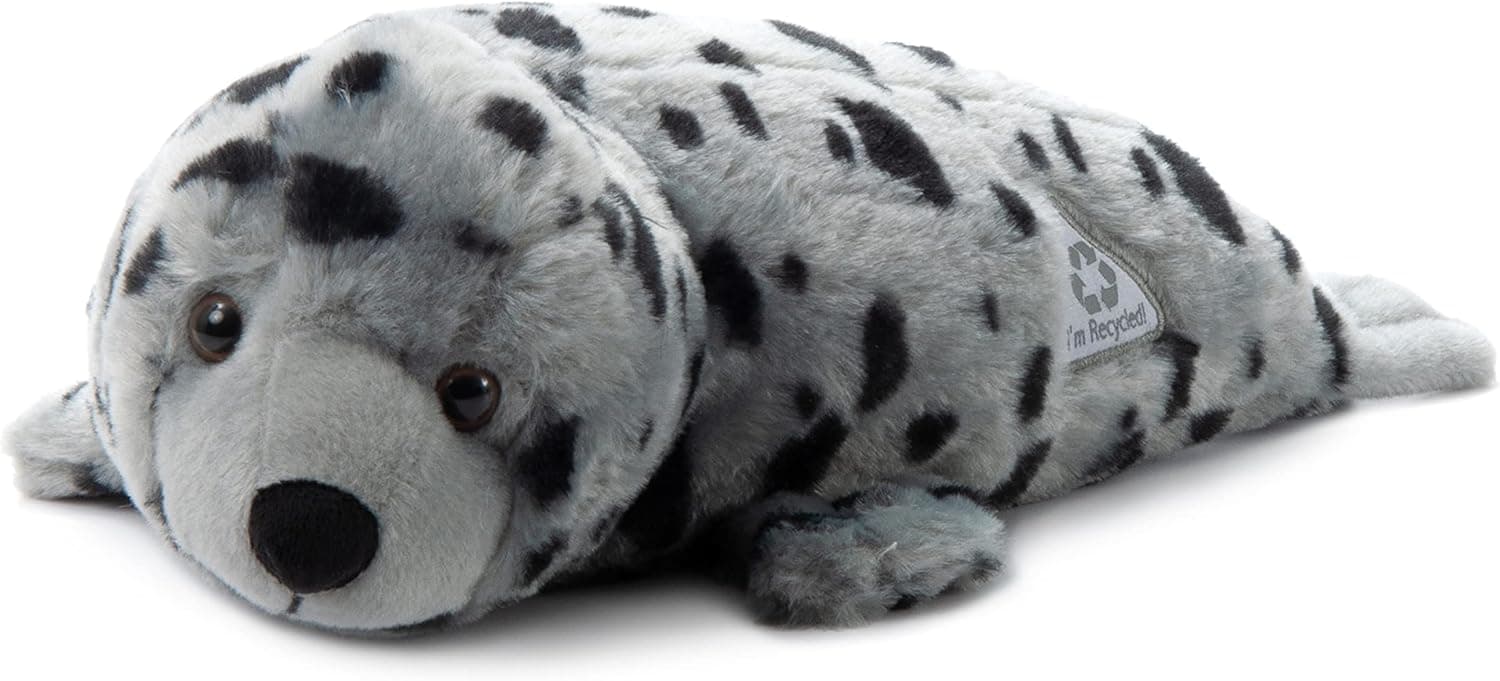 The Petting Zoo Harbor Seal Stuffed Animal Plushie, Gifts for Kids, Wild Onez Ocean Animals, Seal Plush Toy, 17 inches