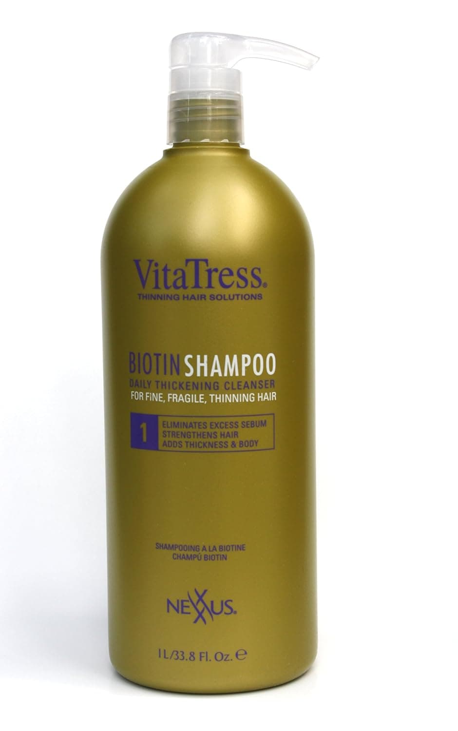 Nexxus Vitatress Biotin Shampoo, 33.8 Ounce